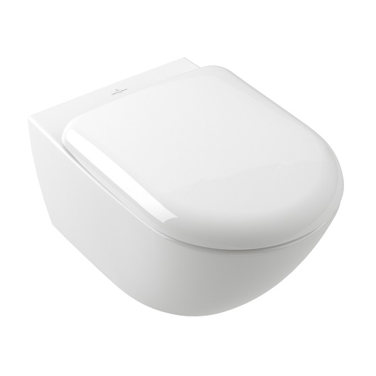 Унитаз, Villeroy&Boch, Antao, подвесной, шгв 370*560*355, CeramicPlus, цвет-альпийский белый (белый Alpin)