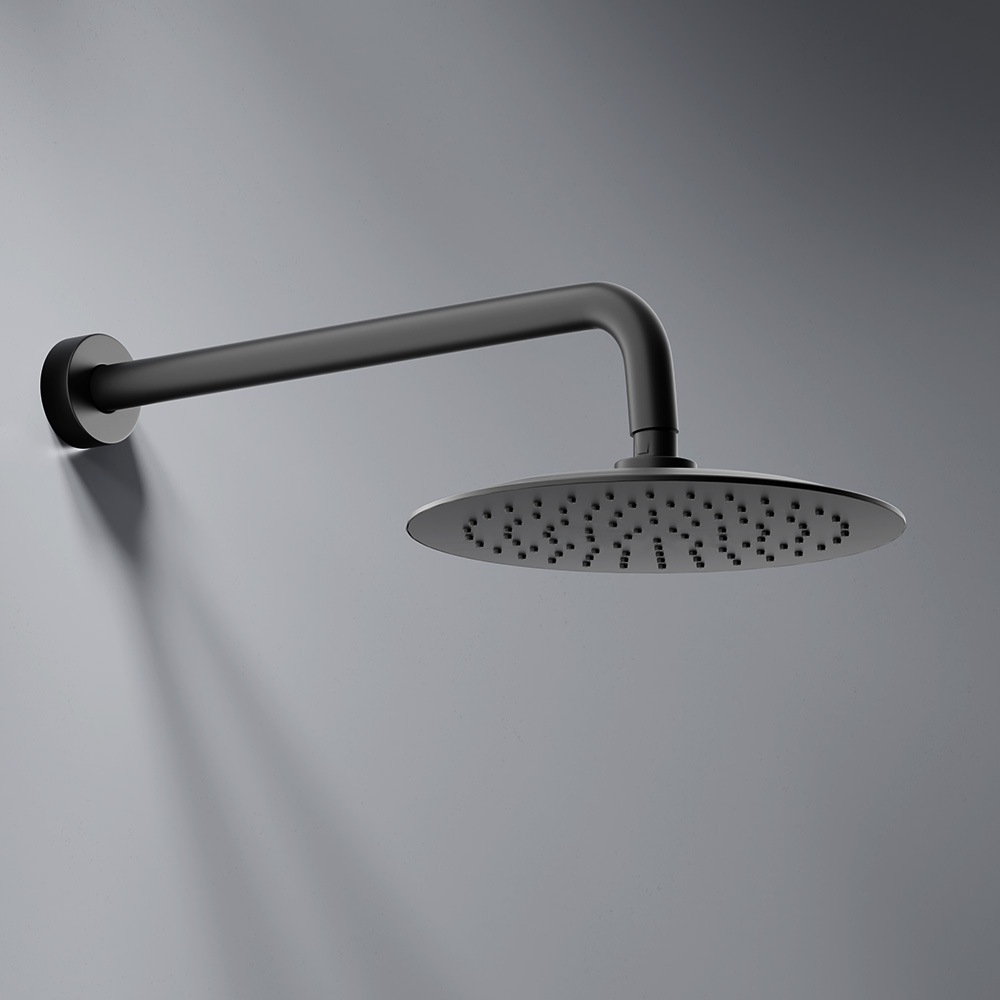 936510300 Scandinavian Pure встраиваемая душевая система  с ванно-душевым смесителем и изливом, чёрн