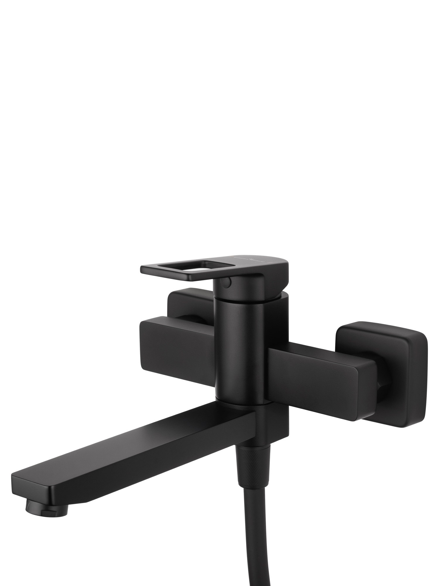 Смеситель для ванны с душем wonzon & woghand frame, черный матовый (ww-88639010-mb)