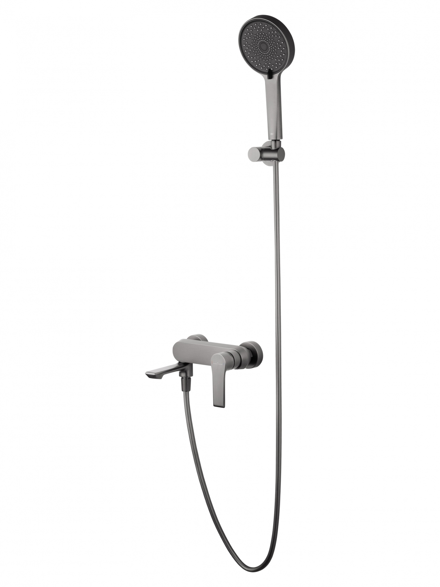 Смеситель для ванны с душем wonzon & woghand brilliant, темный графит (ww-88037079-bgm)