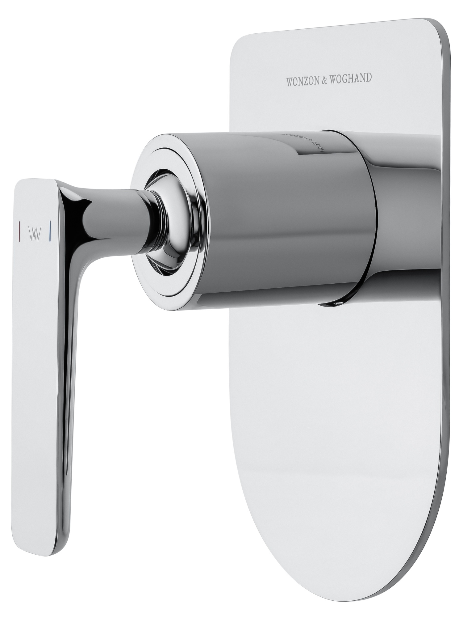 Смеситель для душа встраиваемый wonzon & woghand shark, хром (ww-484700-cr)