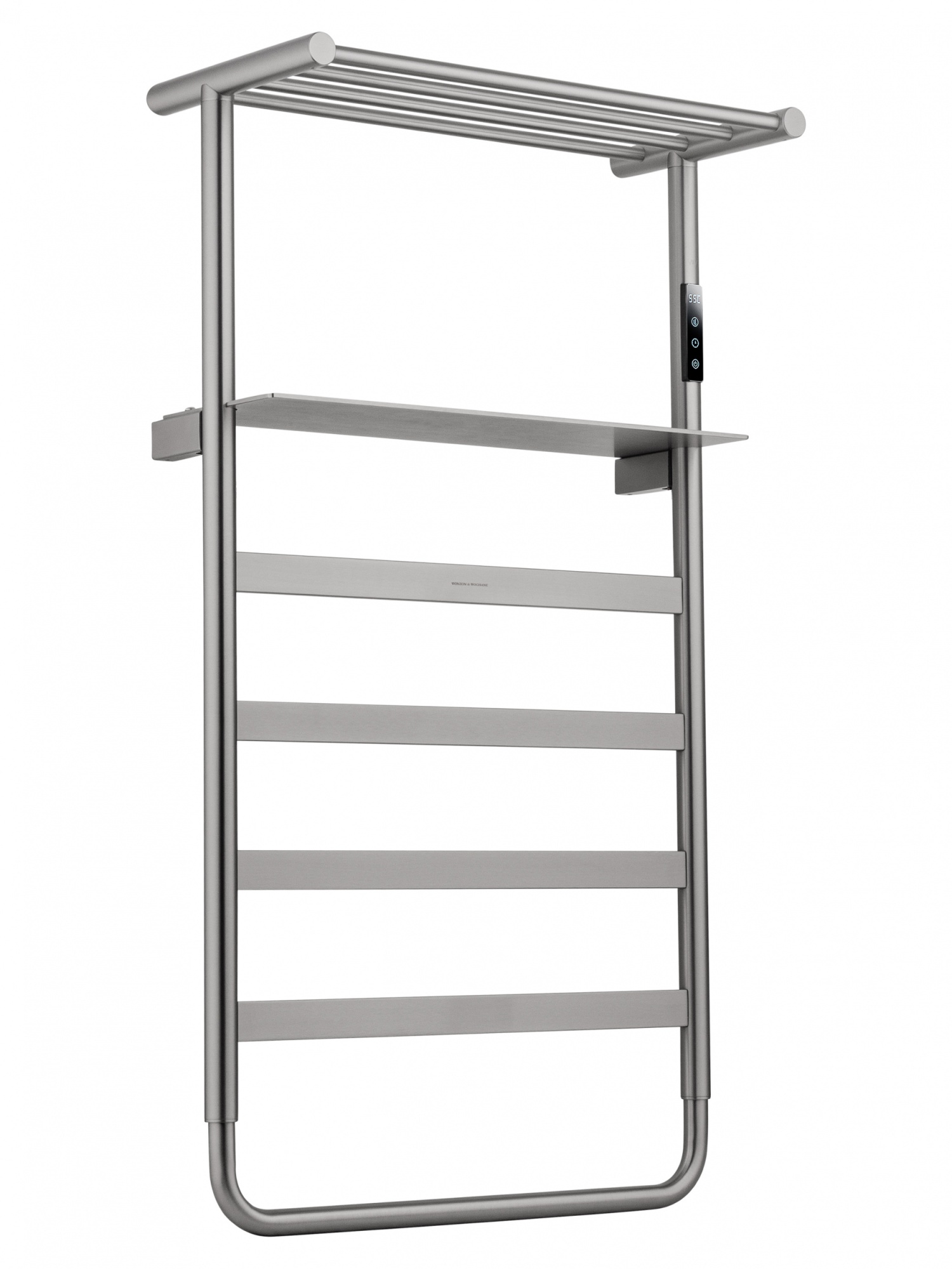 Полотенцесушитель электрический wonzon & woghand düsseldorf, брашированный никель (ww-a208-br)