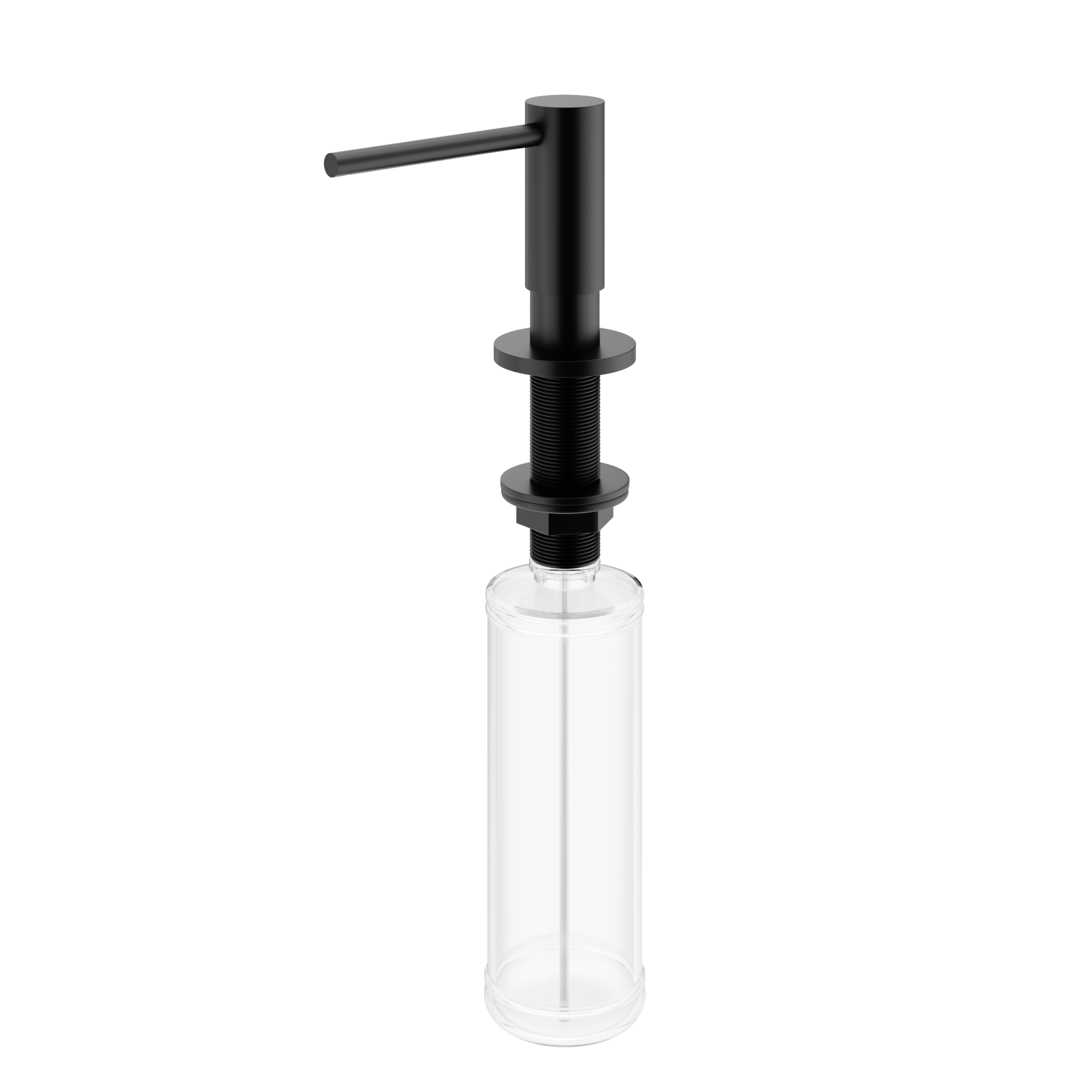 Дозатор для кухонной мойки Sancos, объем 500 мл, цвет черный матовый, арт. SC40100MB