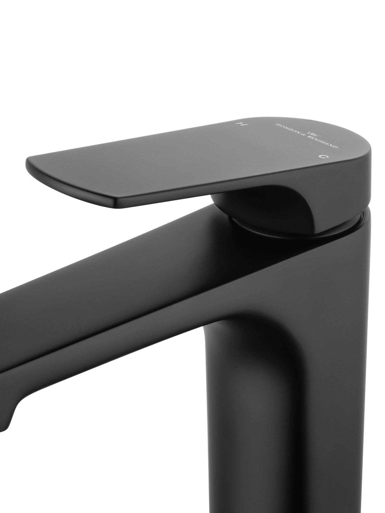 Смеситель для раковины wonzon & woghand, черный матовый (ww-a40492-mb)