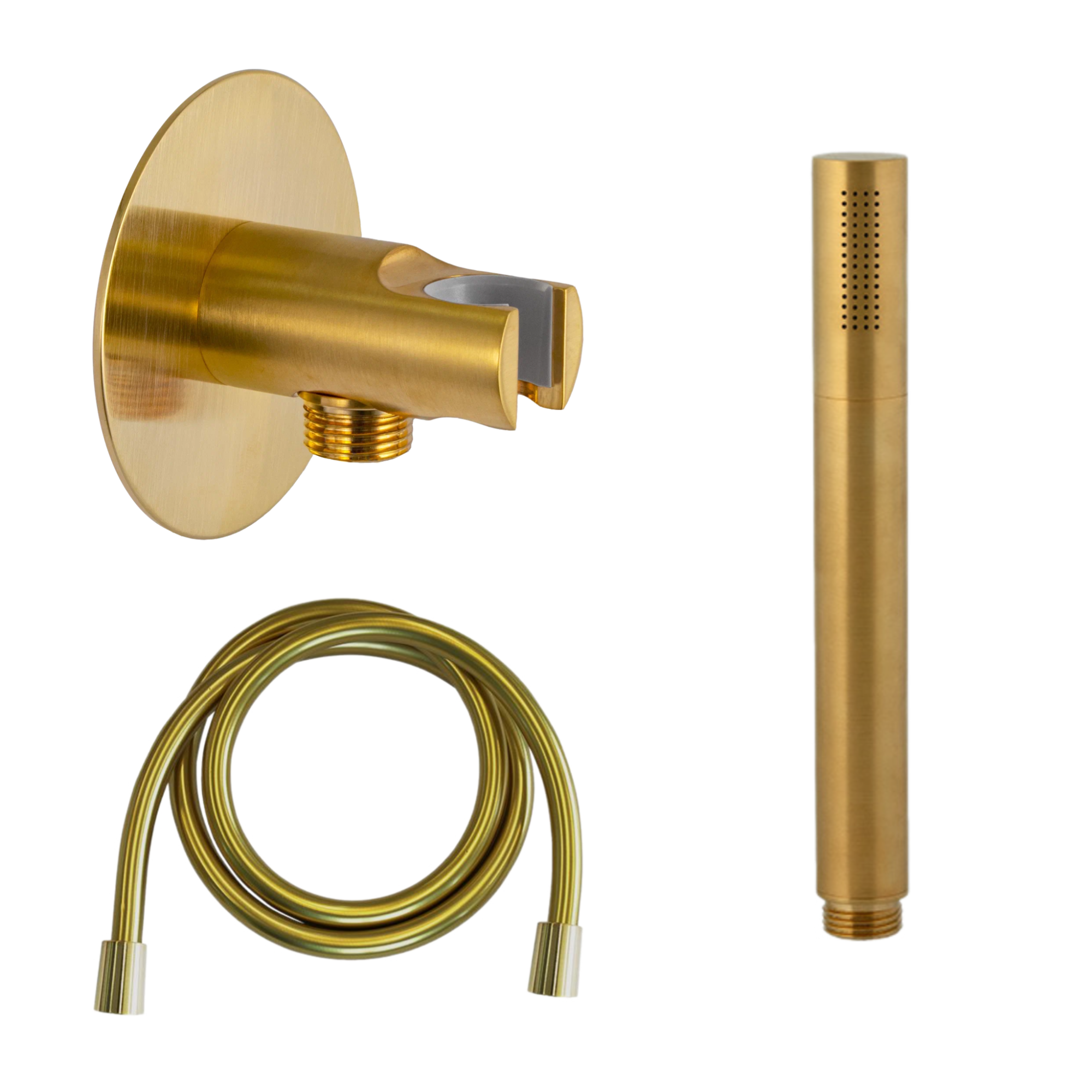 Комплект для душа daniel a546xb435dp, золото брашированное