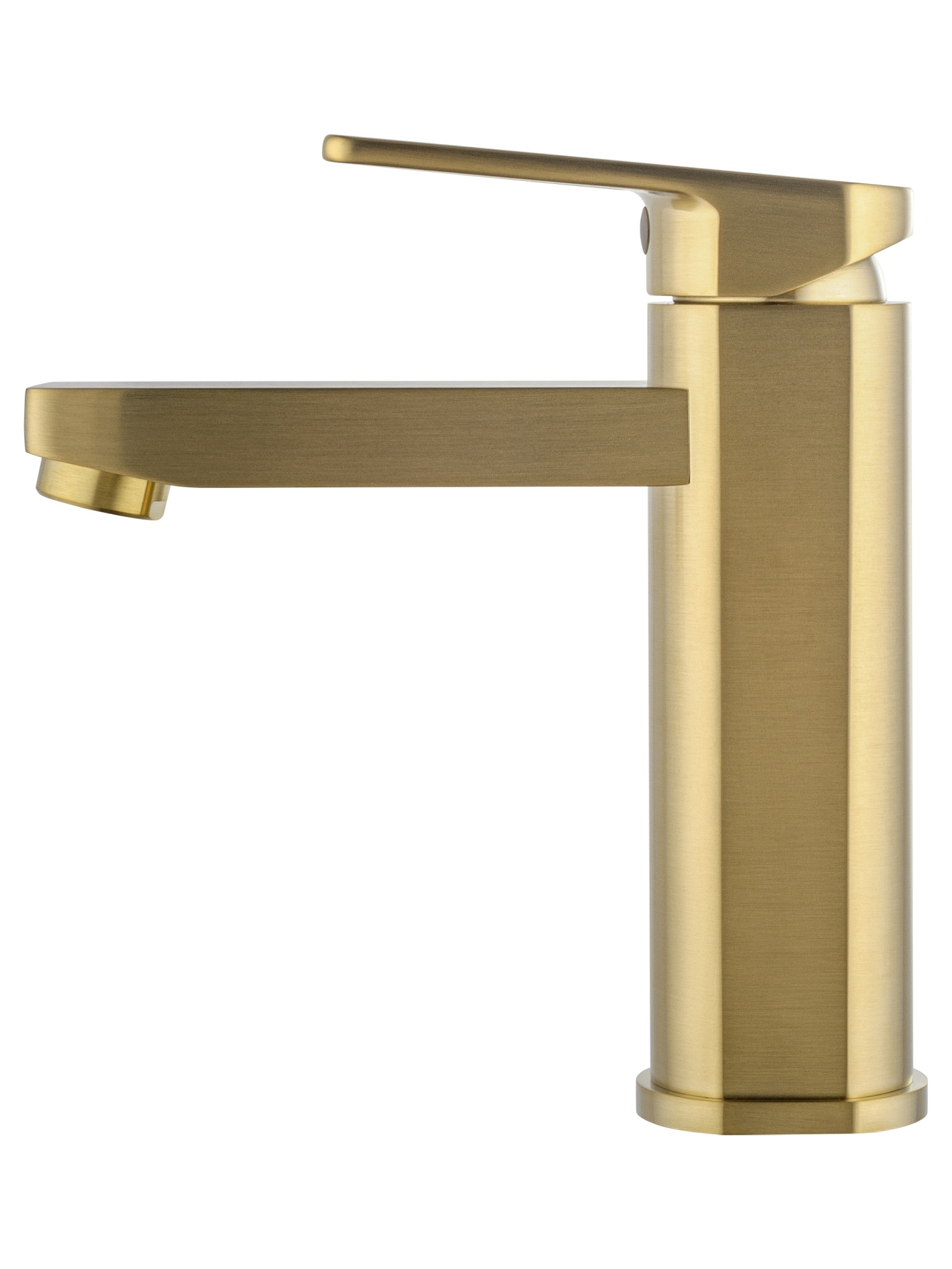 Смеситель для раковины wonzon & woghand frame, брашированное золото (ww-88139010-bg)