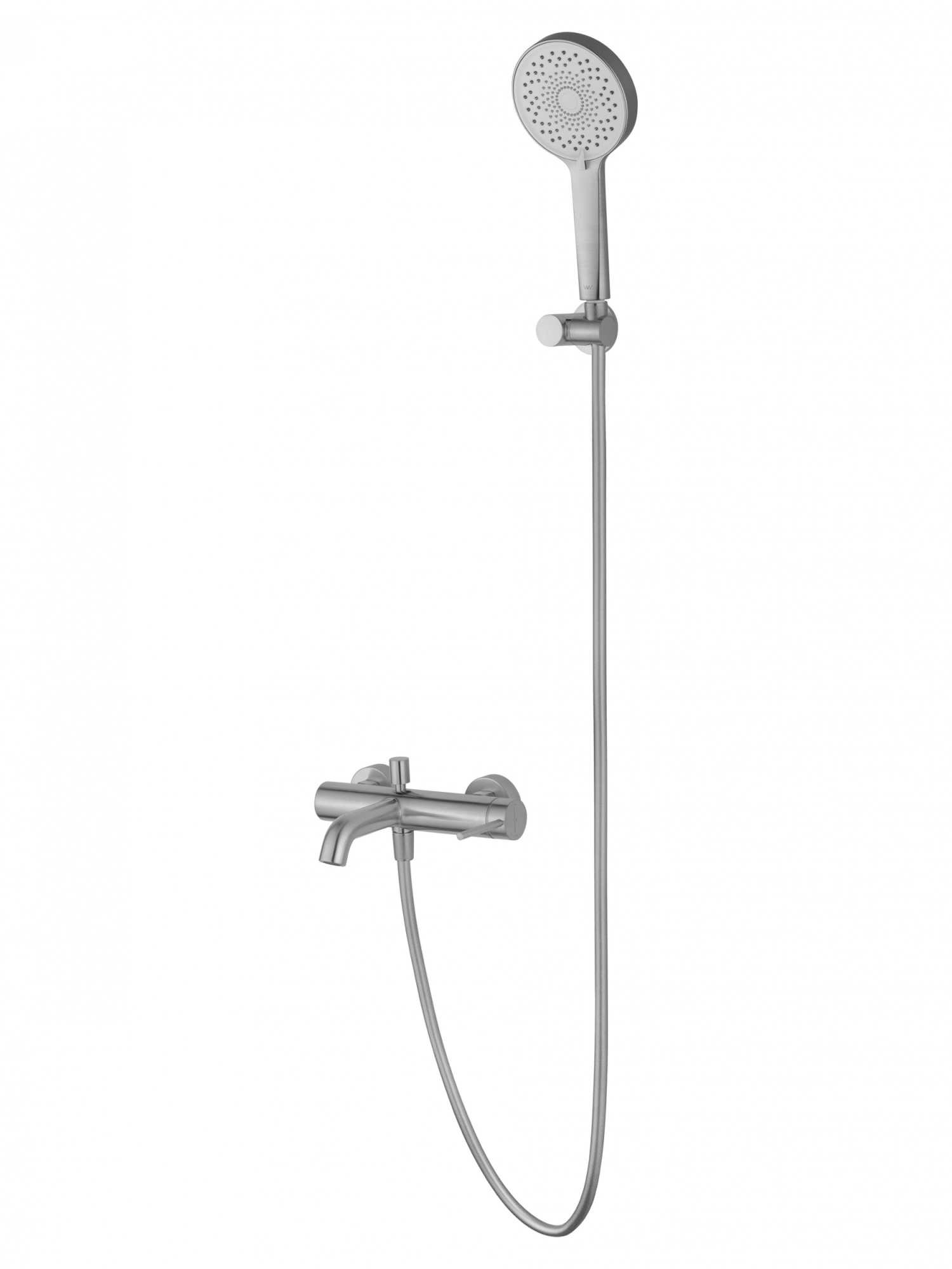 Смеситель для ванны с душем wonzon & woghand stick, брашированный никель (ww-88639017-bn)