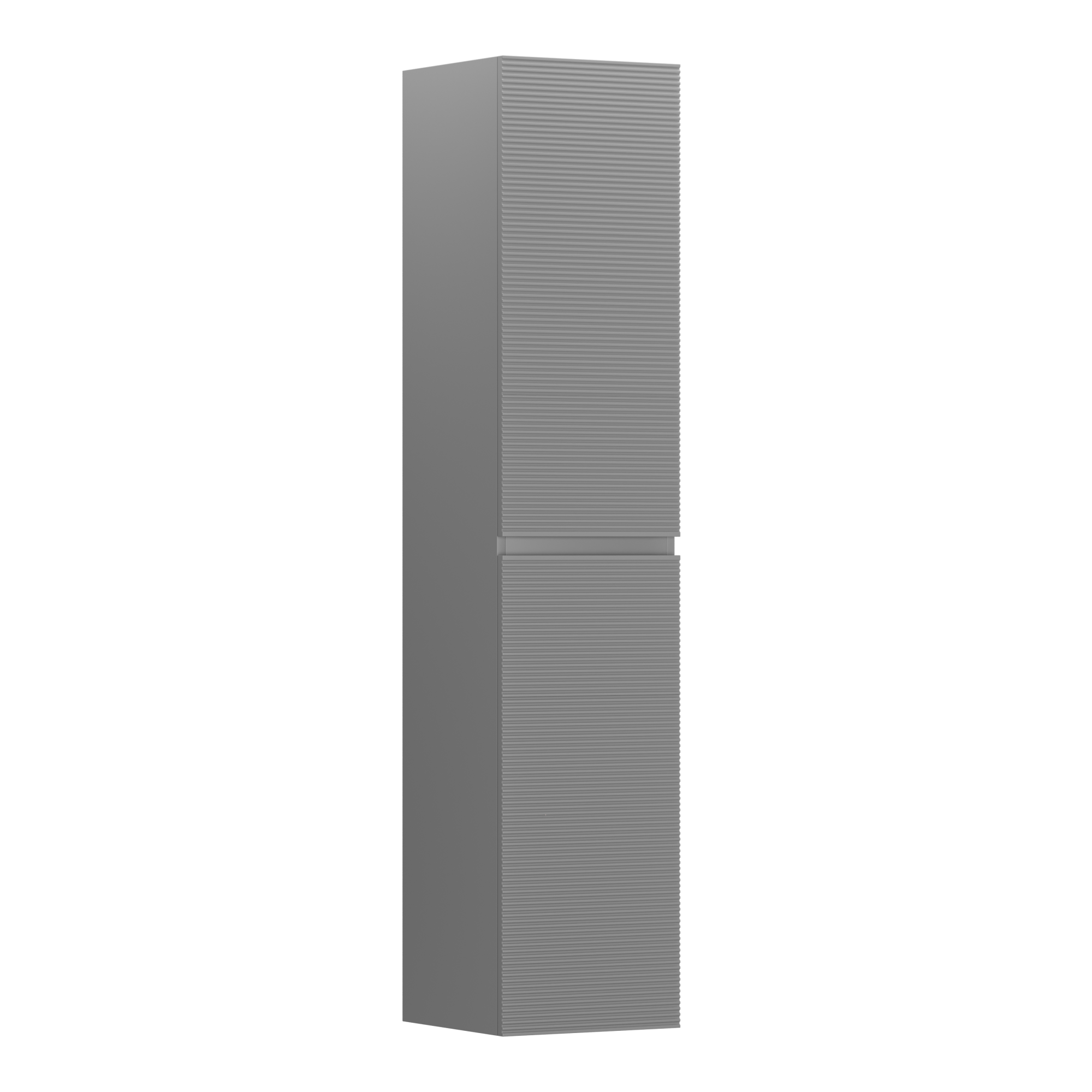 Шкаф-пенал подвесной sancos folk, 350х350х1650 мм, цвет ergraut soft, арт. pfl35es