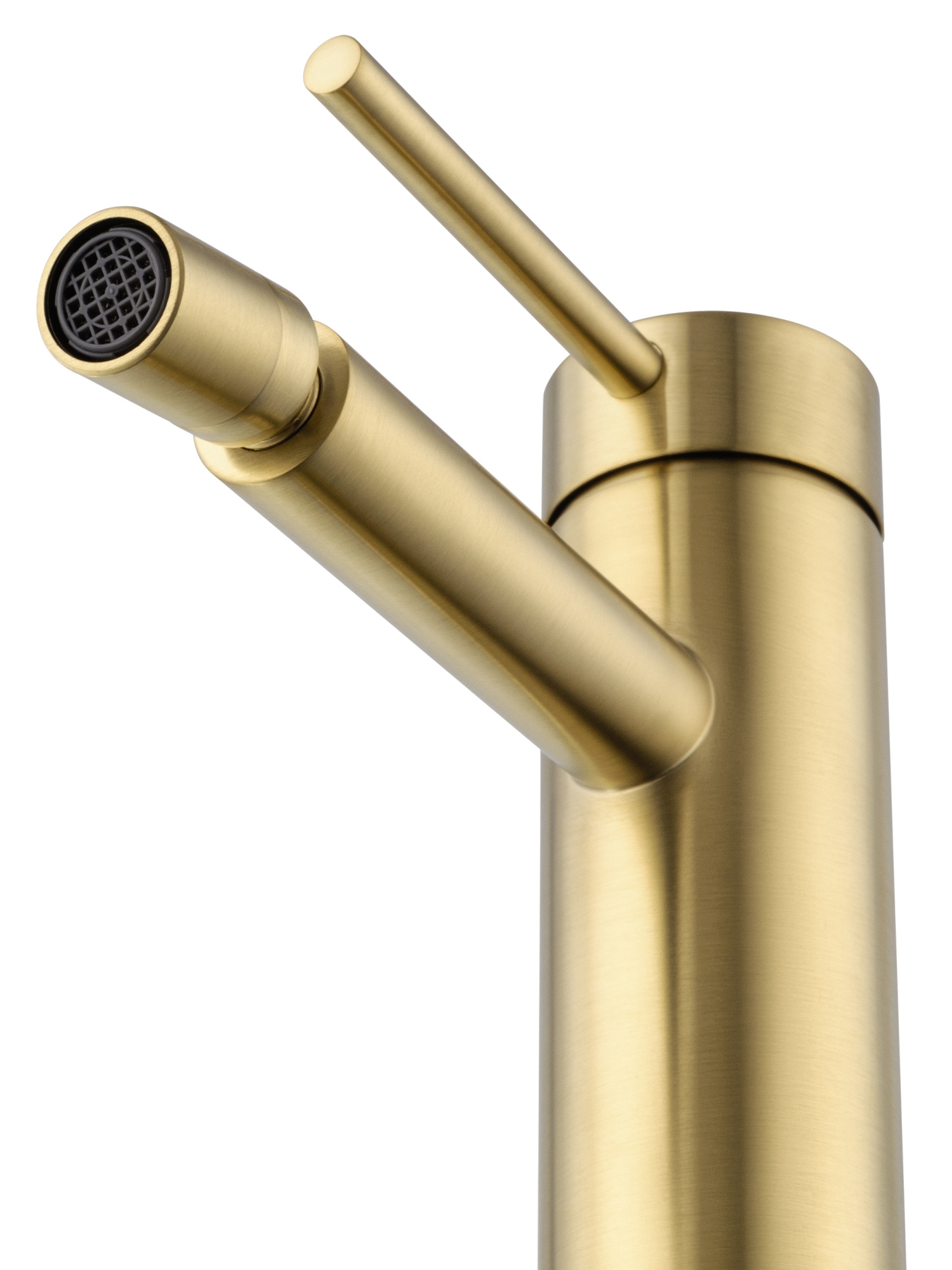 Смеситель для биде wonzon & woghand stick, брашированное золото (ww-88339017-bg)