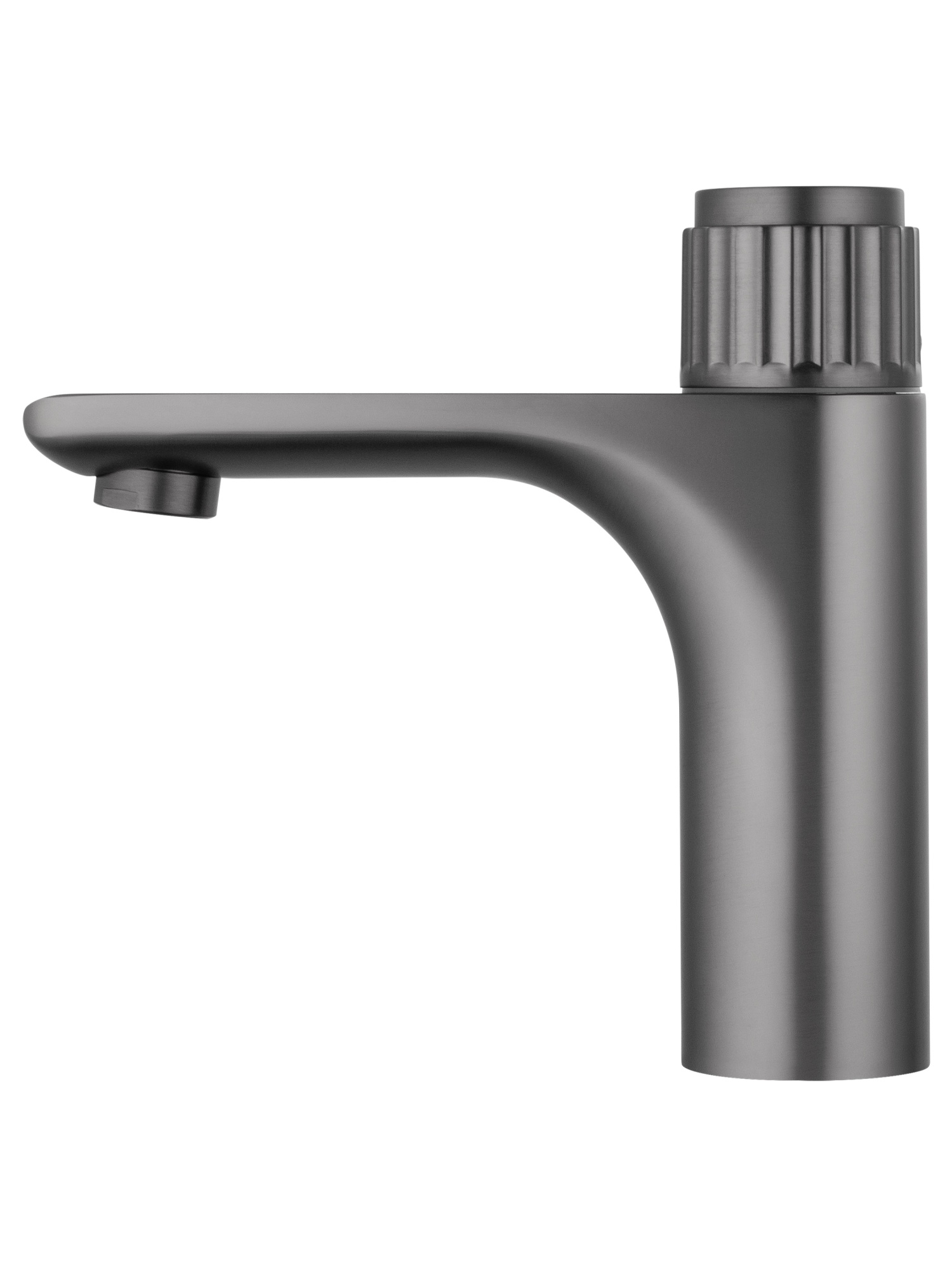 Смеситель для раковины wonzon & woghand click, темный графит (ww-a40412-bgg)