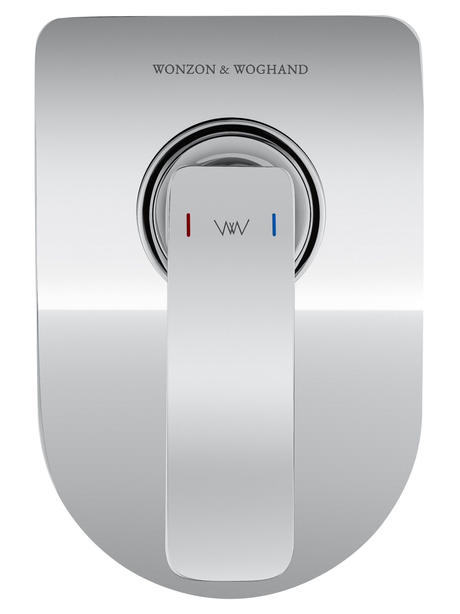 Смеситель для душа встраиваемый wonzon & woghand shark, хром (ww-484700-cr)