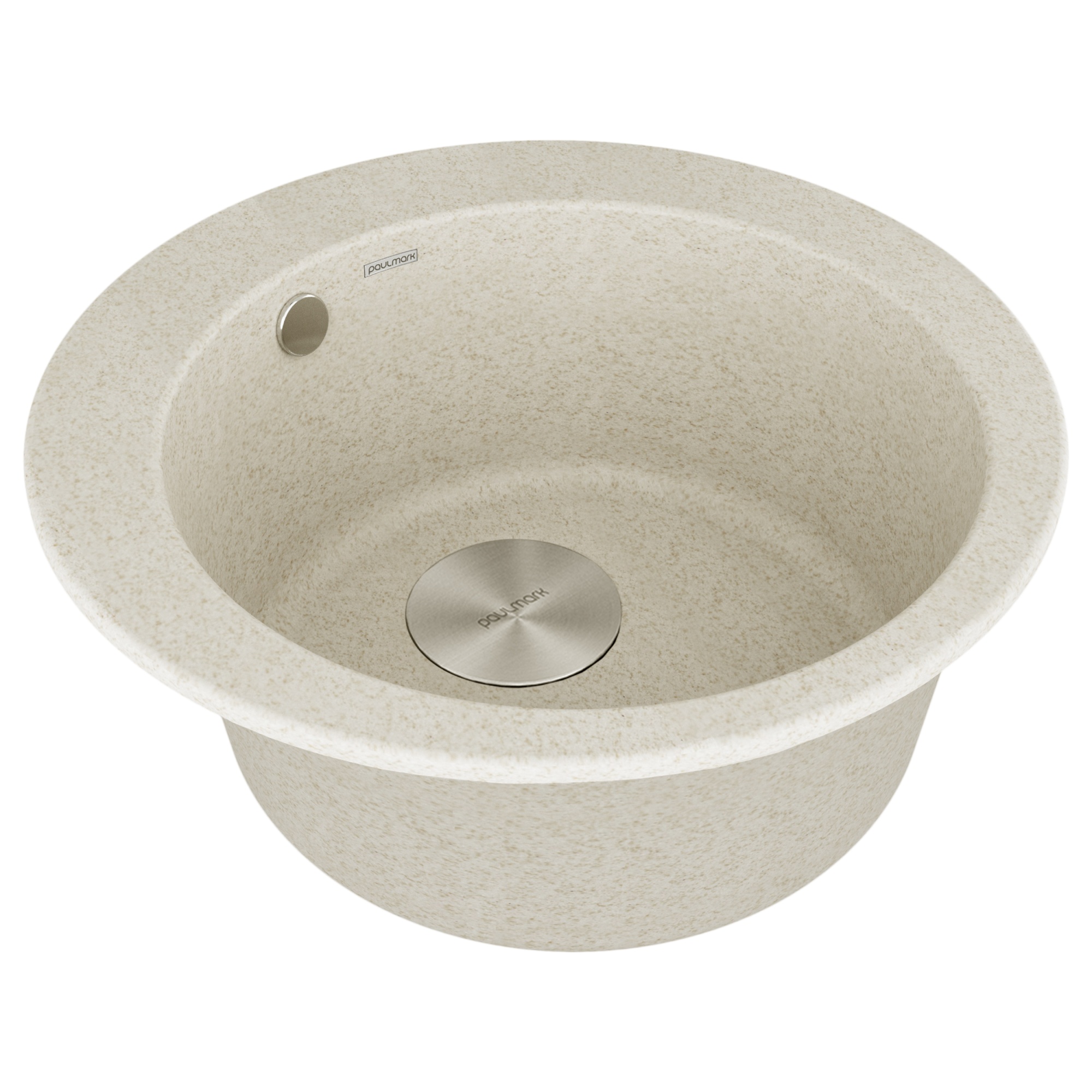 Мойка gelegen 50, it-granit, pm404800-be, бежевый, d475 мм, paulmark