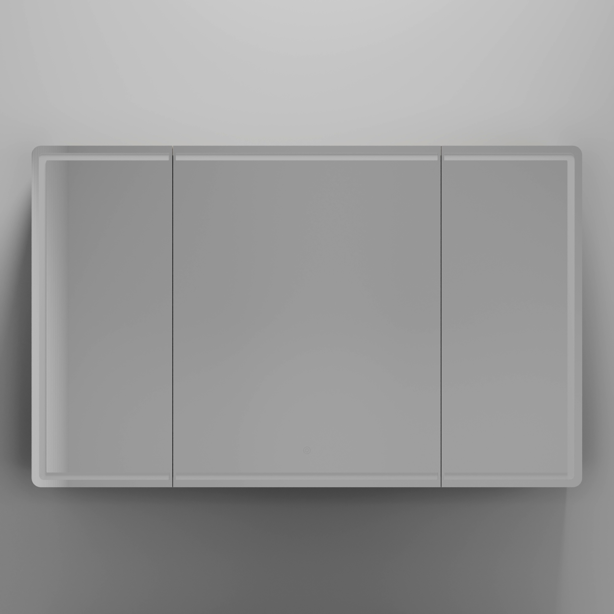 Зеркальный шкаф для ванной комнаты sancos mirror 1190x150х740 мм, с led подсветкой, цвет дуб галифакс натуральный, арт. mi120eg