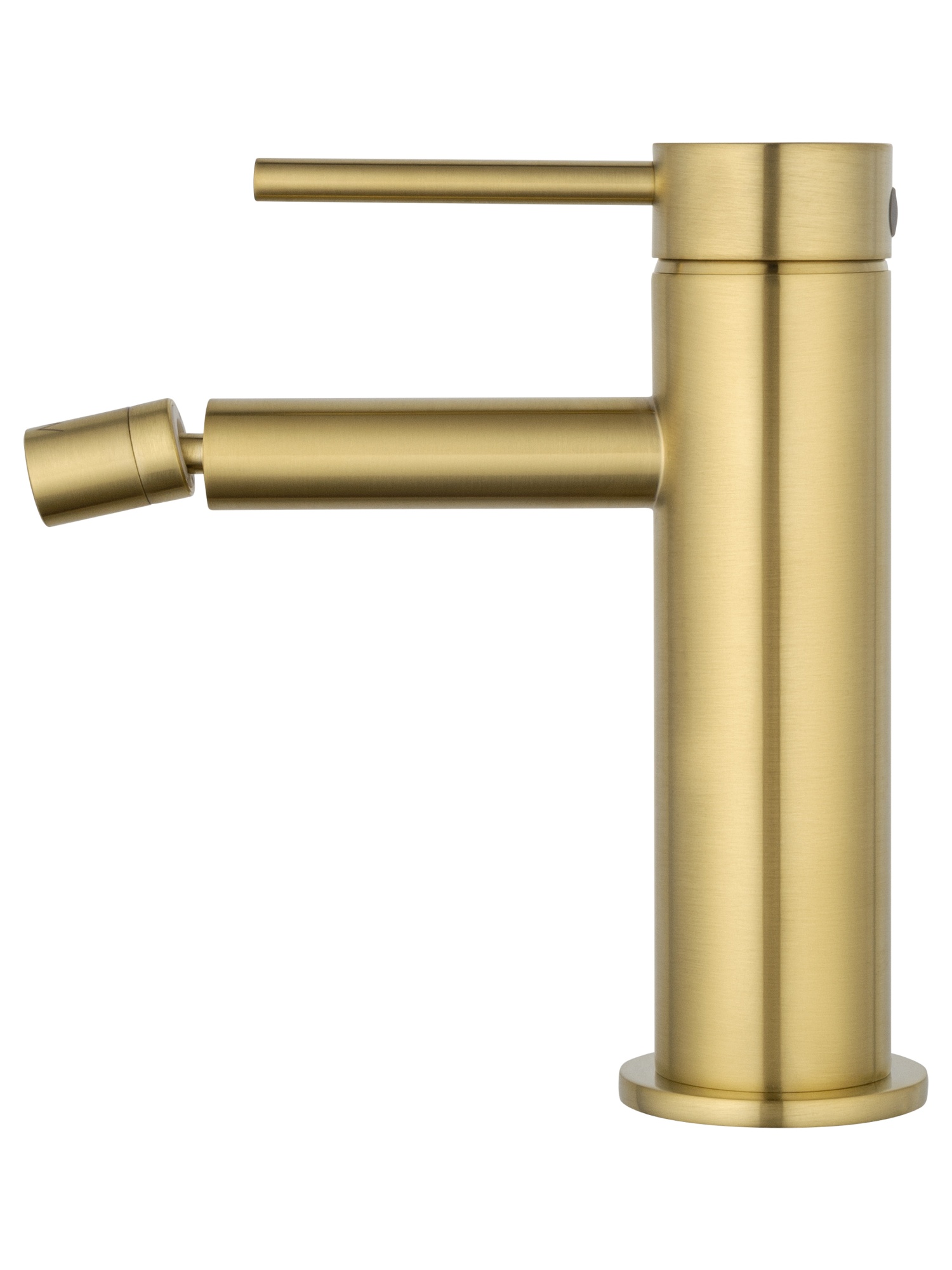 Смеситель для биде wonzon & woghand stick, брашированное золото (ww-88339017-bg)