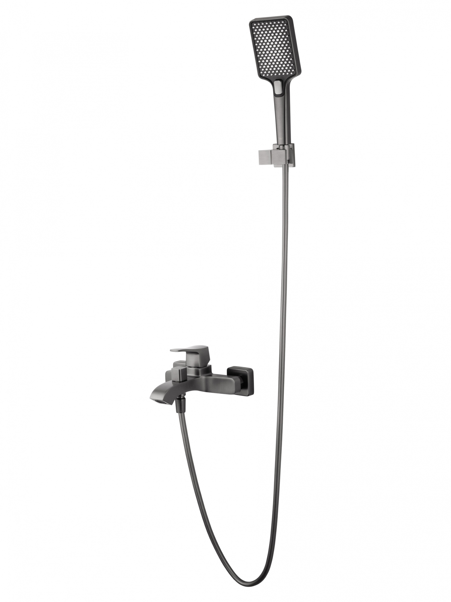 Смеситель для ванны с душем wonzon & woghand flex, темный графит (ww-88037072-bgm)