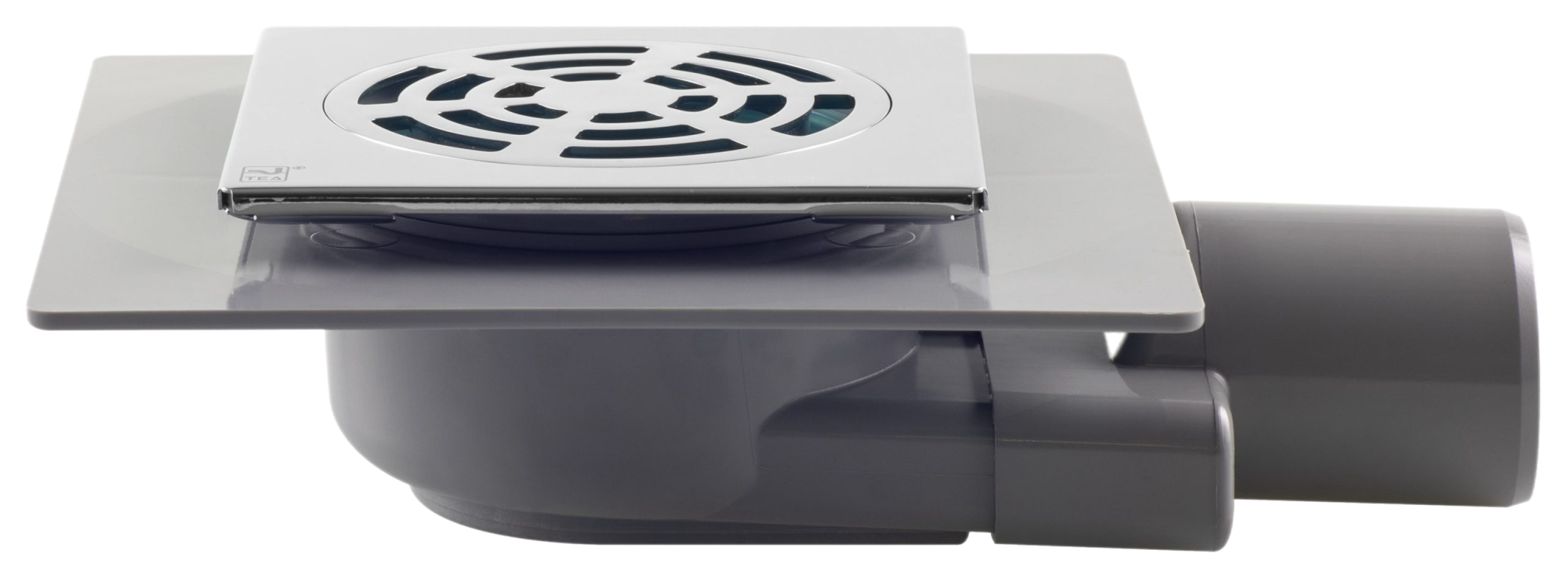 Трап 120х120 мм, горизонтальный выход dn50 omp tea tirana 2665.591.8