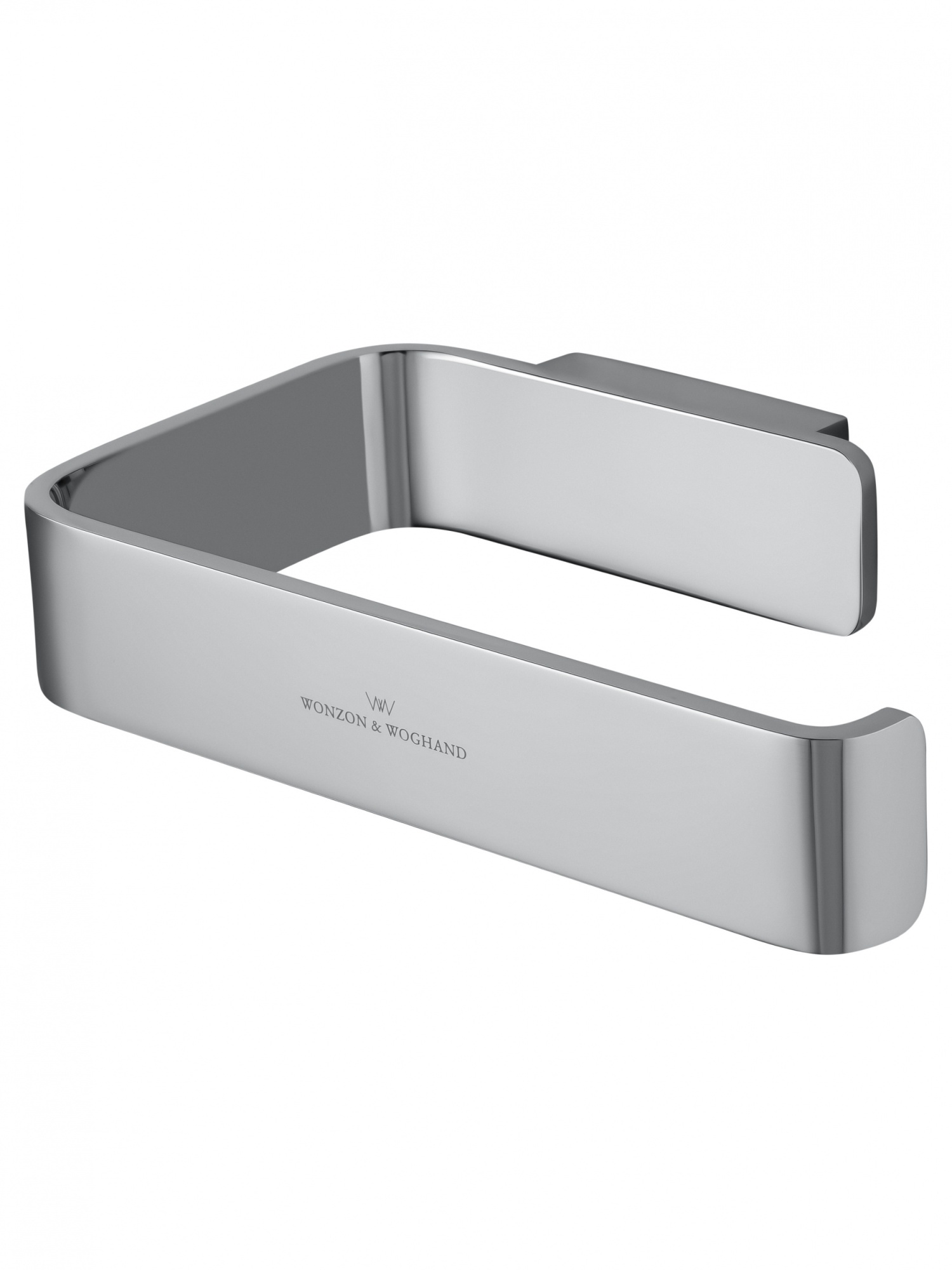 Держатель для туалетной бумаги без крышки wonzon & woghand lotte, хром (ww-8316)