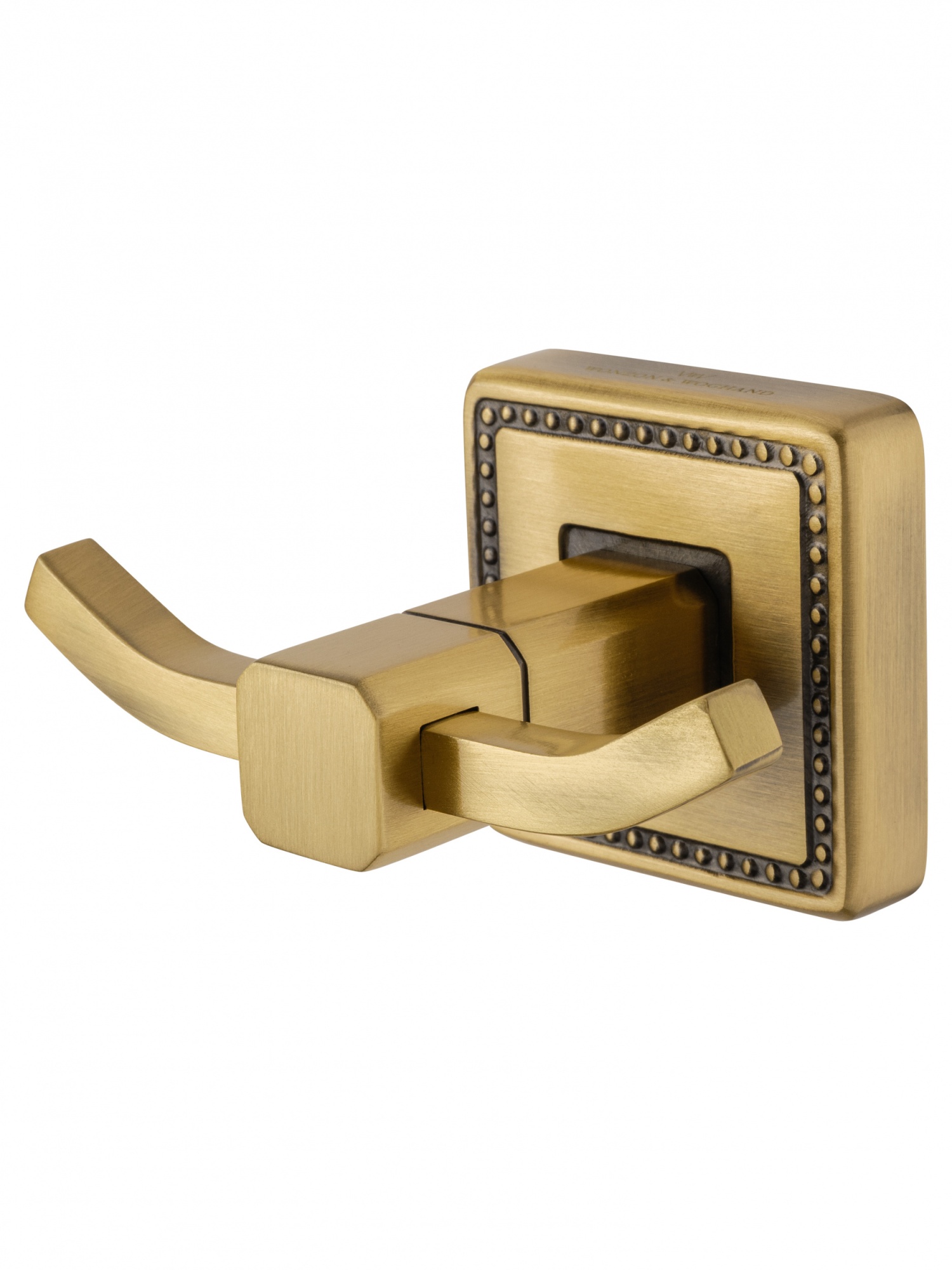 Двойной крючок для ванной wonzon & woghand roma, бронза (ww-7225)