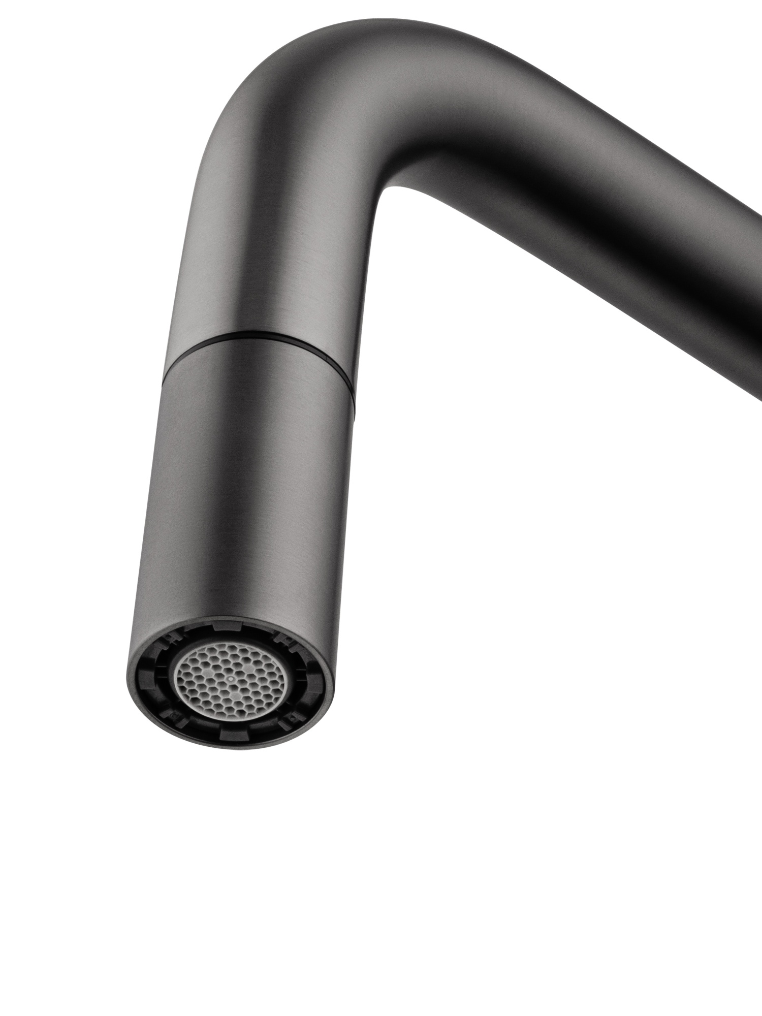 Смеситель для кухни с выдвижным изливом wonzon & woghand, темный графит (ww-6018-bgg)