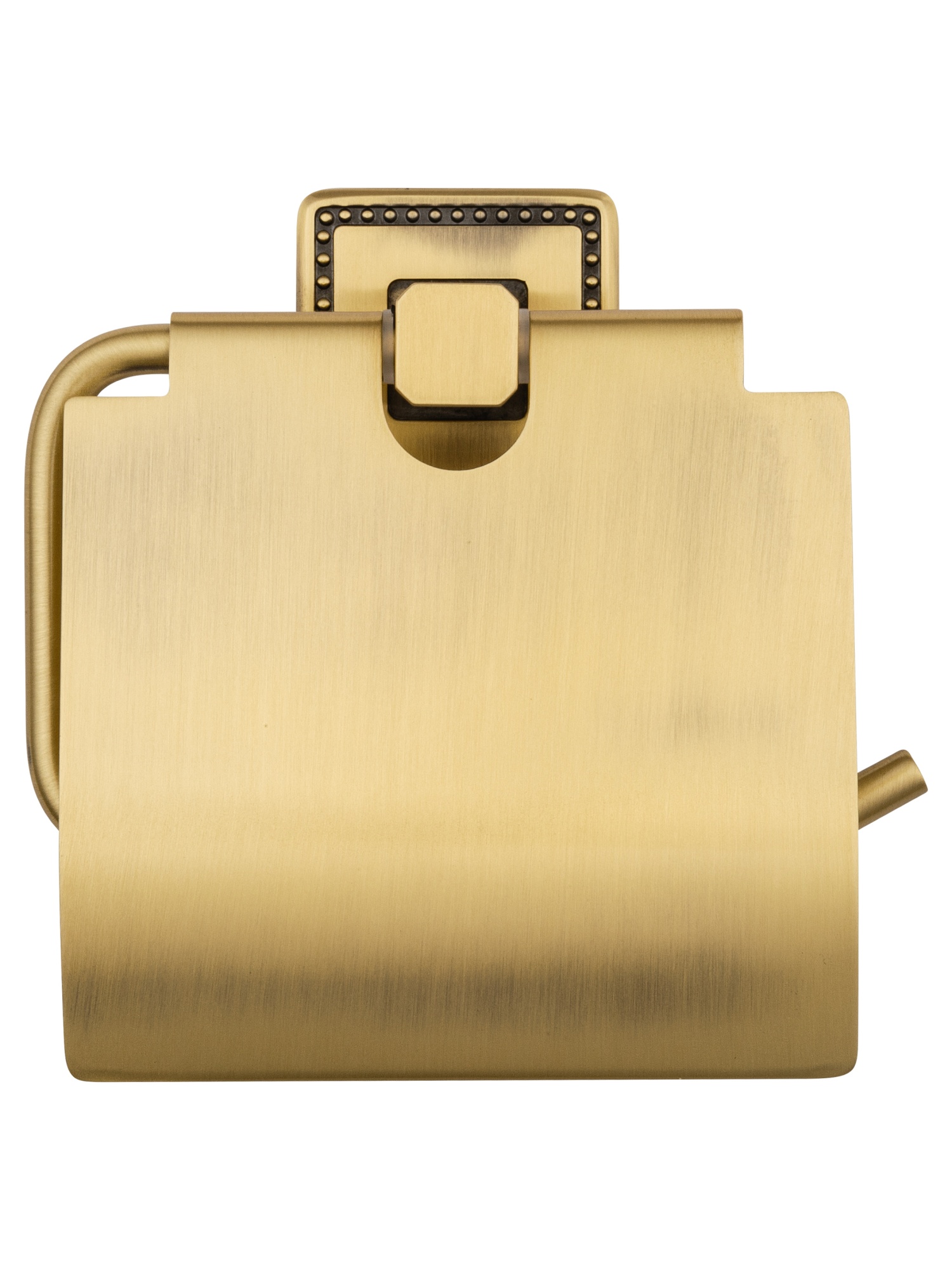 Держатель для туалетной бумаги с крышкой wonzon & woghand roma, бронза (ww-7226)