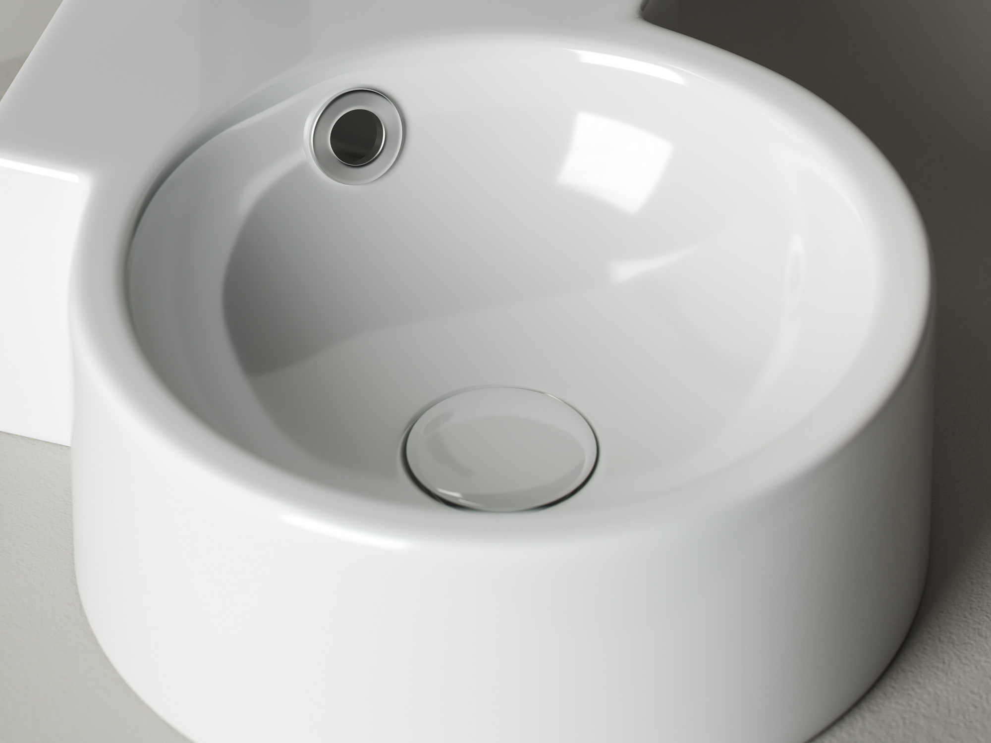 Умывальник подвесной угловой element 310x430x125мм