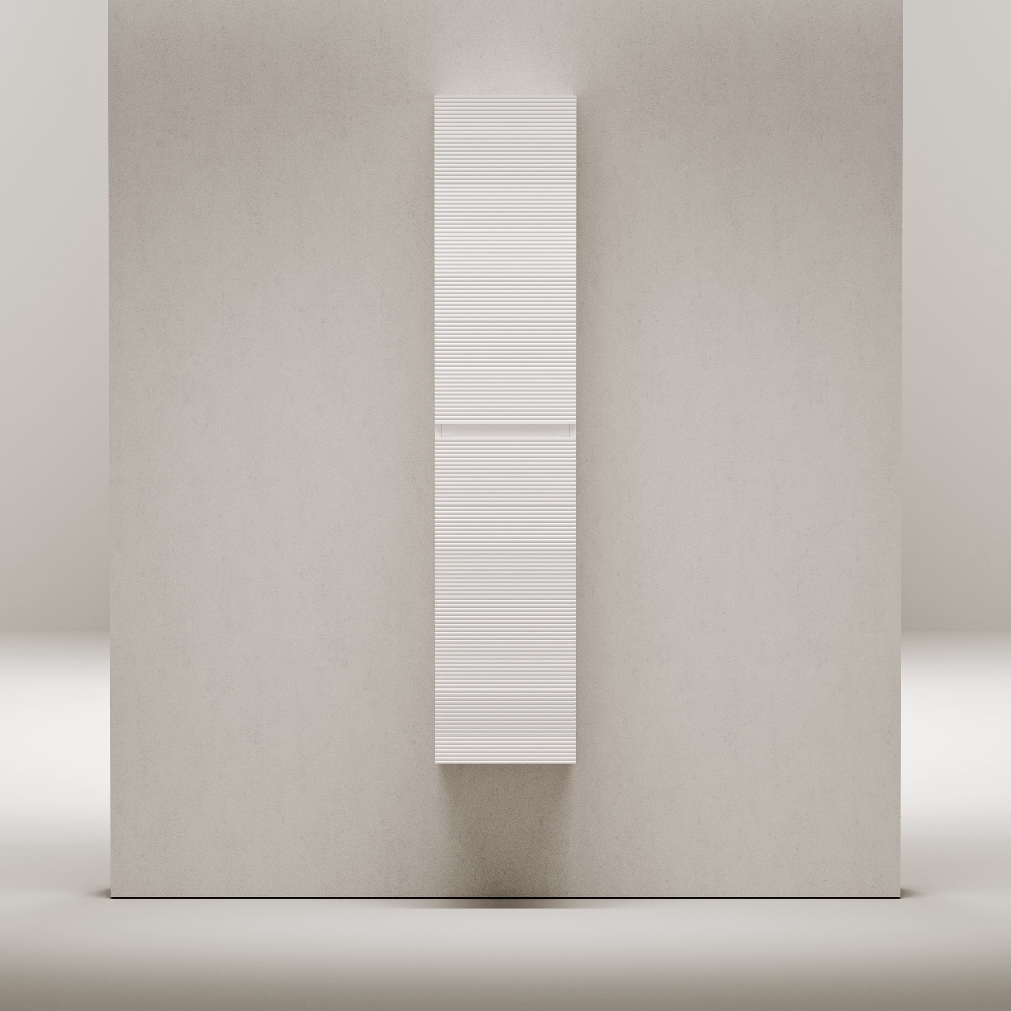 Шкаф-пенал подвесной sancos folk, 350х350х1650 мм, цвет bianco, арт. pfl35w