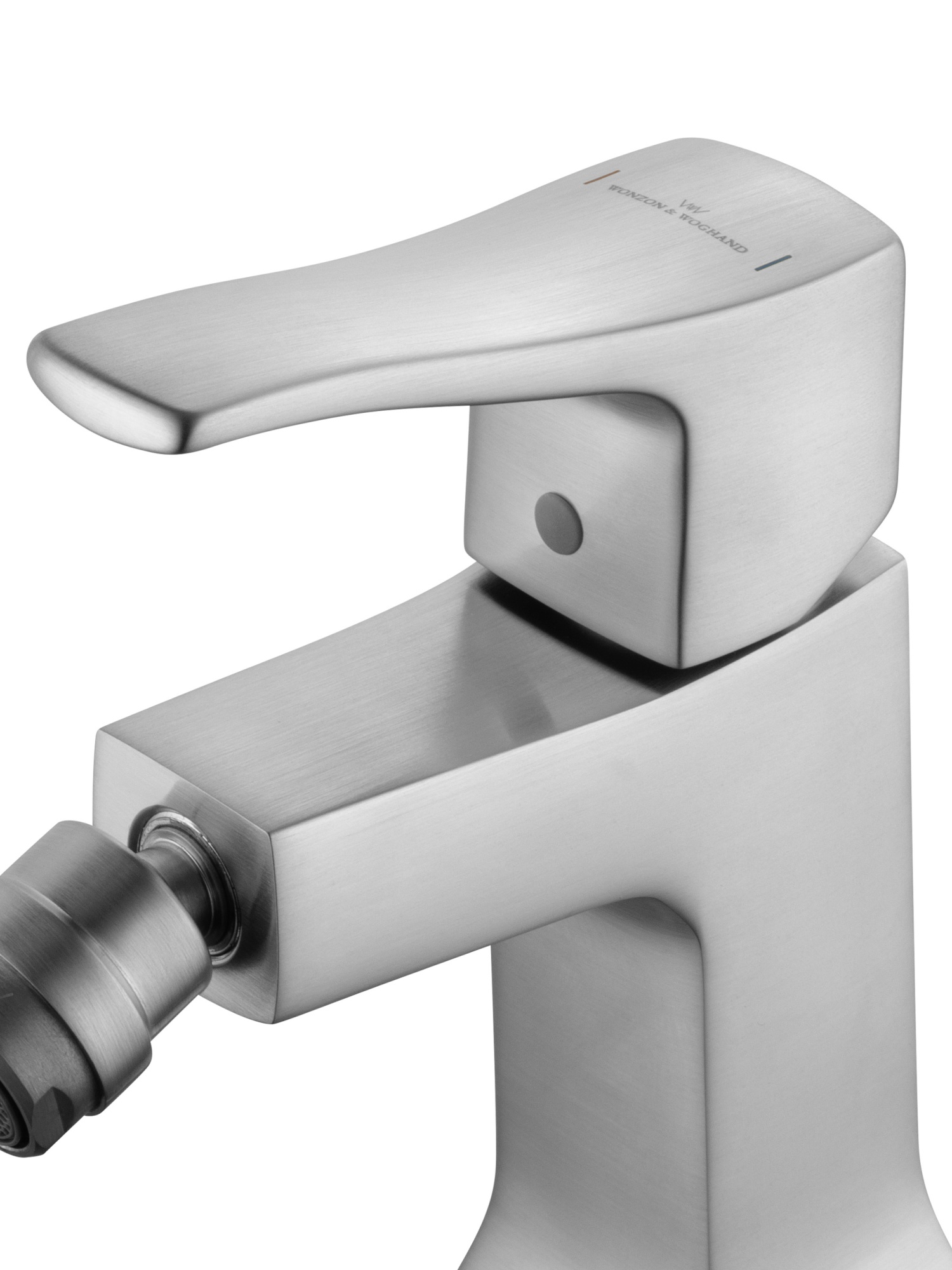 Смеситель для биде wonzon & woghand flex, брашированный никель (ww-88016072-bn)