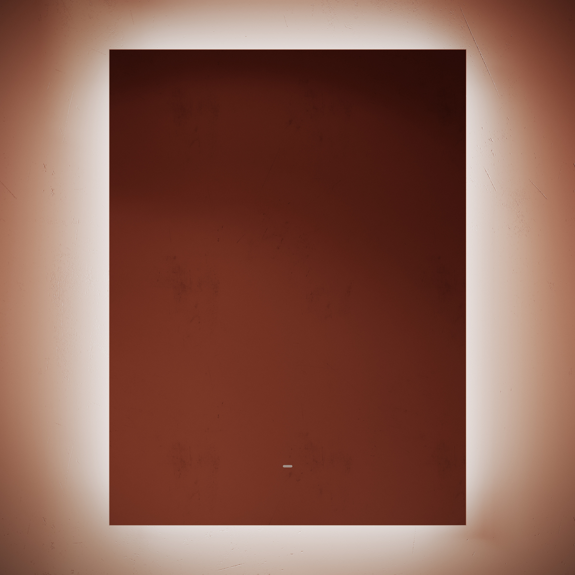 Зеркало для ванной комнаты sancos square 600х800 с подсветкой, арт. sq600