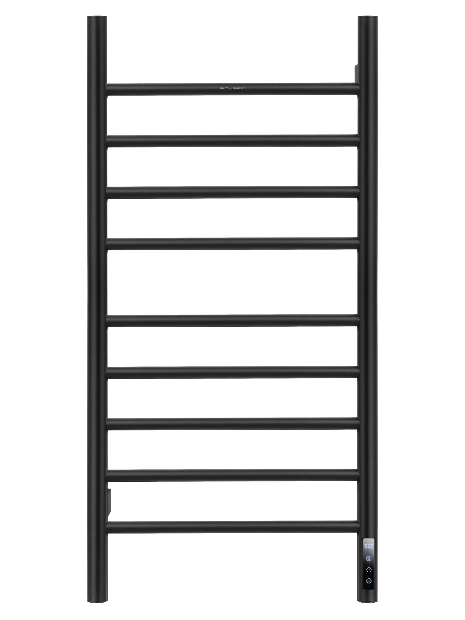 Полотенцесушитель электрический wonzon & woghand bonn, черный матовый (ww-al409-mb)