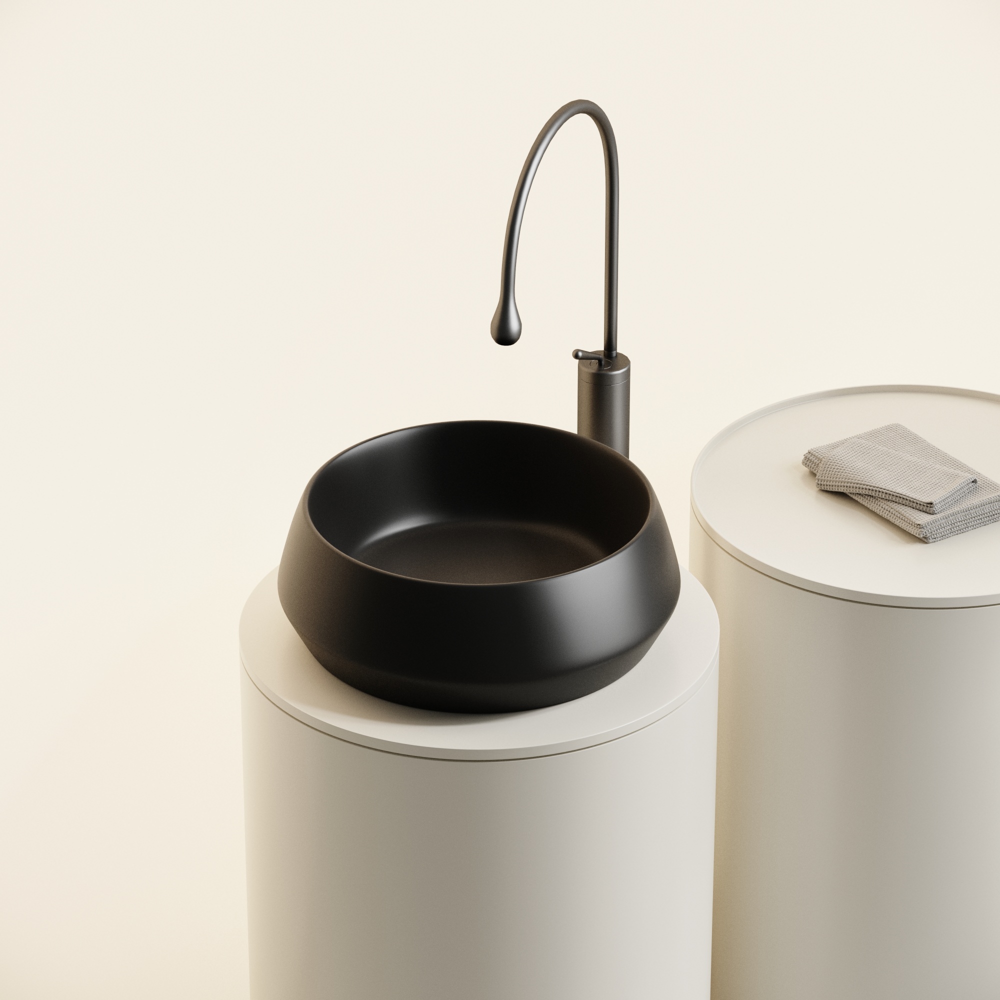 Раковина ceramicanova maya накладная круглая 400x400x140 черный матовый cn12004mb Раковина ceramicanova maya накладная круглая 400x400x140 черный матовый cn12004mb