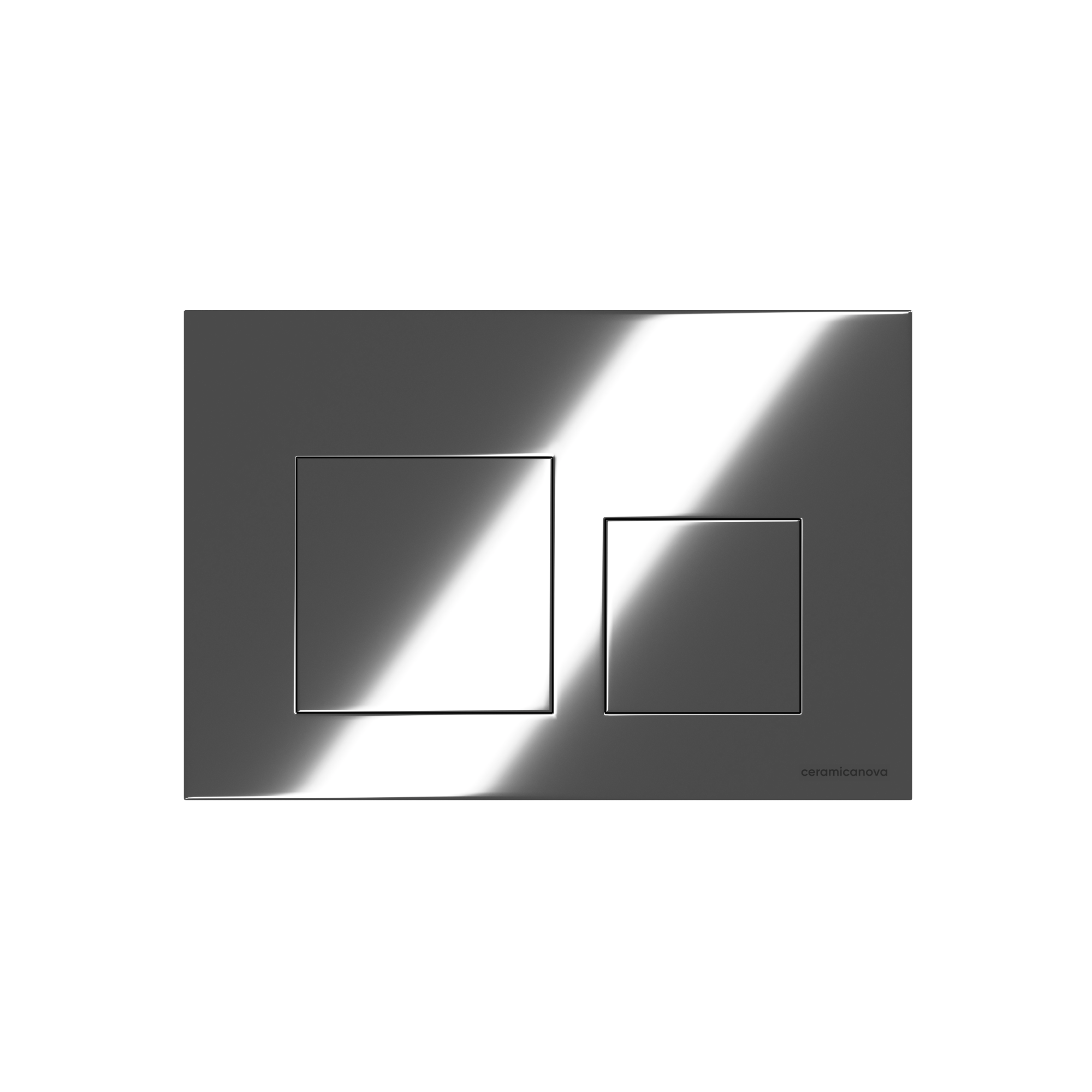 Кнопка смыва balance, клавиши square, цвет хром глянцевый, арт. cn12-002ch