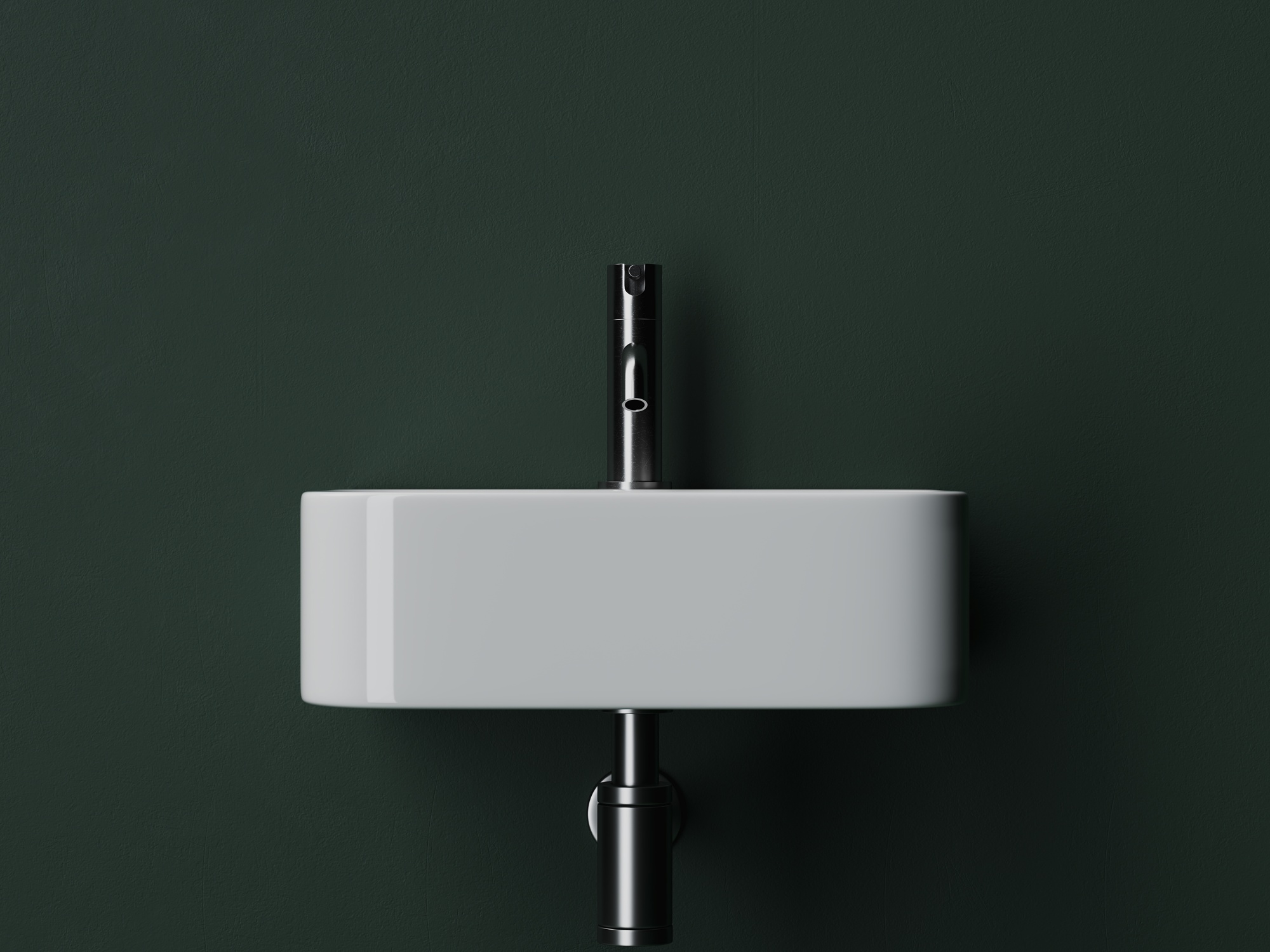 Умывальник aura с 1 отверстием для смесителя, без перелива 430x390x135мм