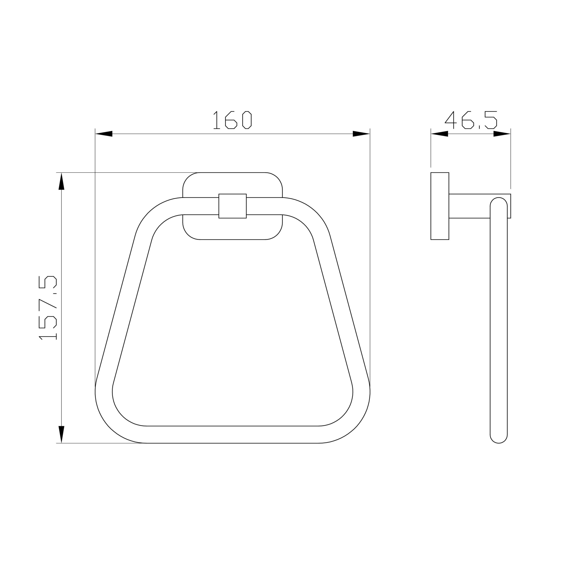 Кольцо для полотенец wonzon & woghand graffity, брашированный никель (ww-9313-bn)