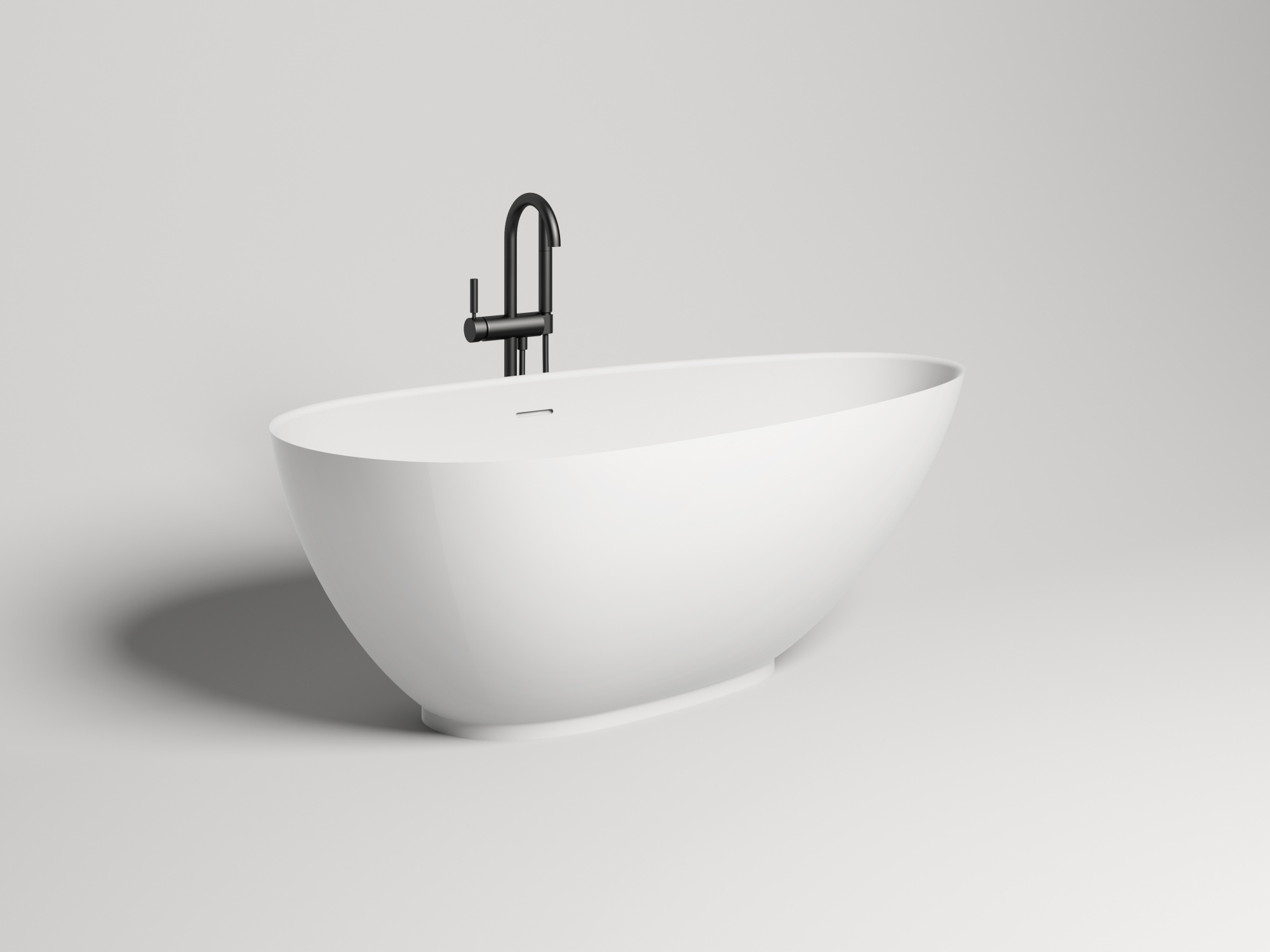 Ванна отдельностоящая salini paola 172x82 classic s-stone белый матовый