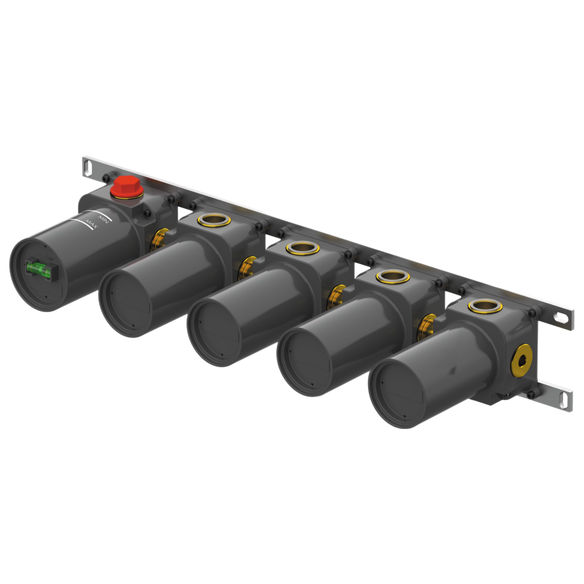 Скрытая часть на 4 выхода remer wbox98d4