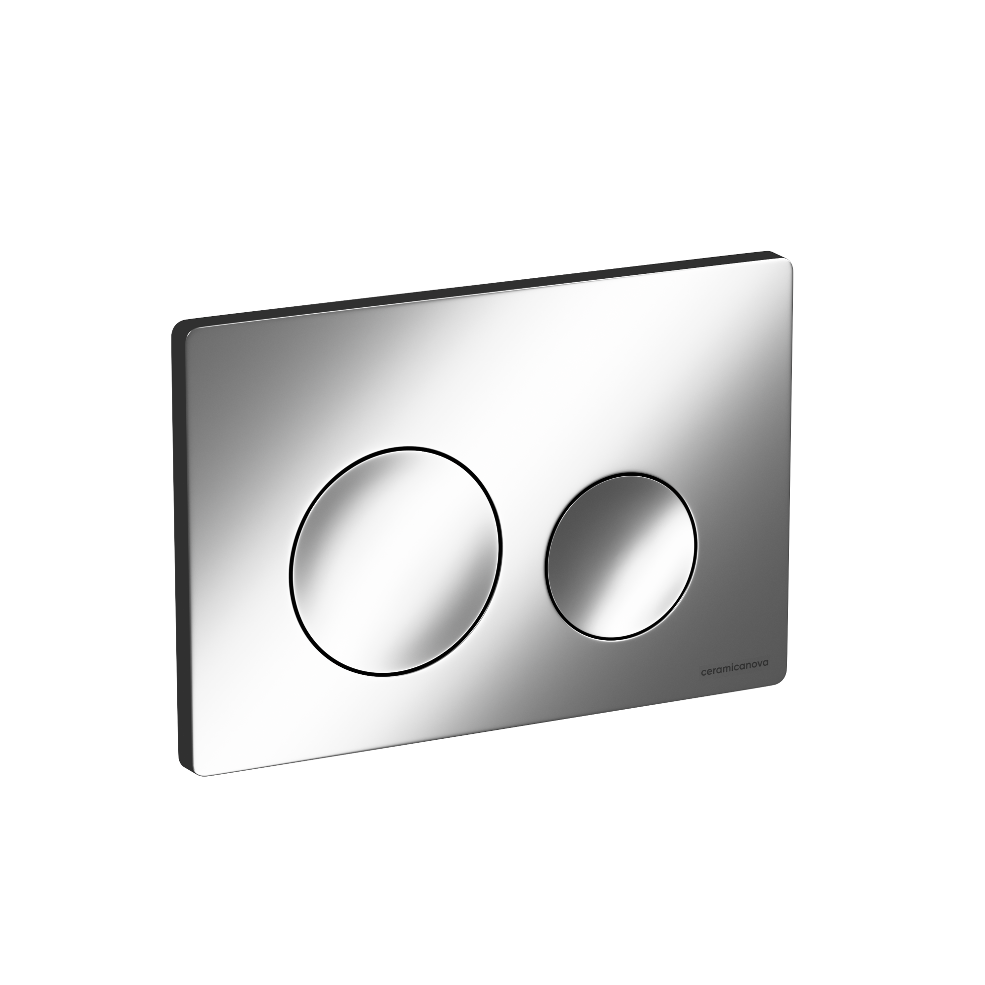 Кнопка смыва balance, клавиши circle, цвет хром матовый,арт. cn12-001m