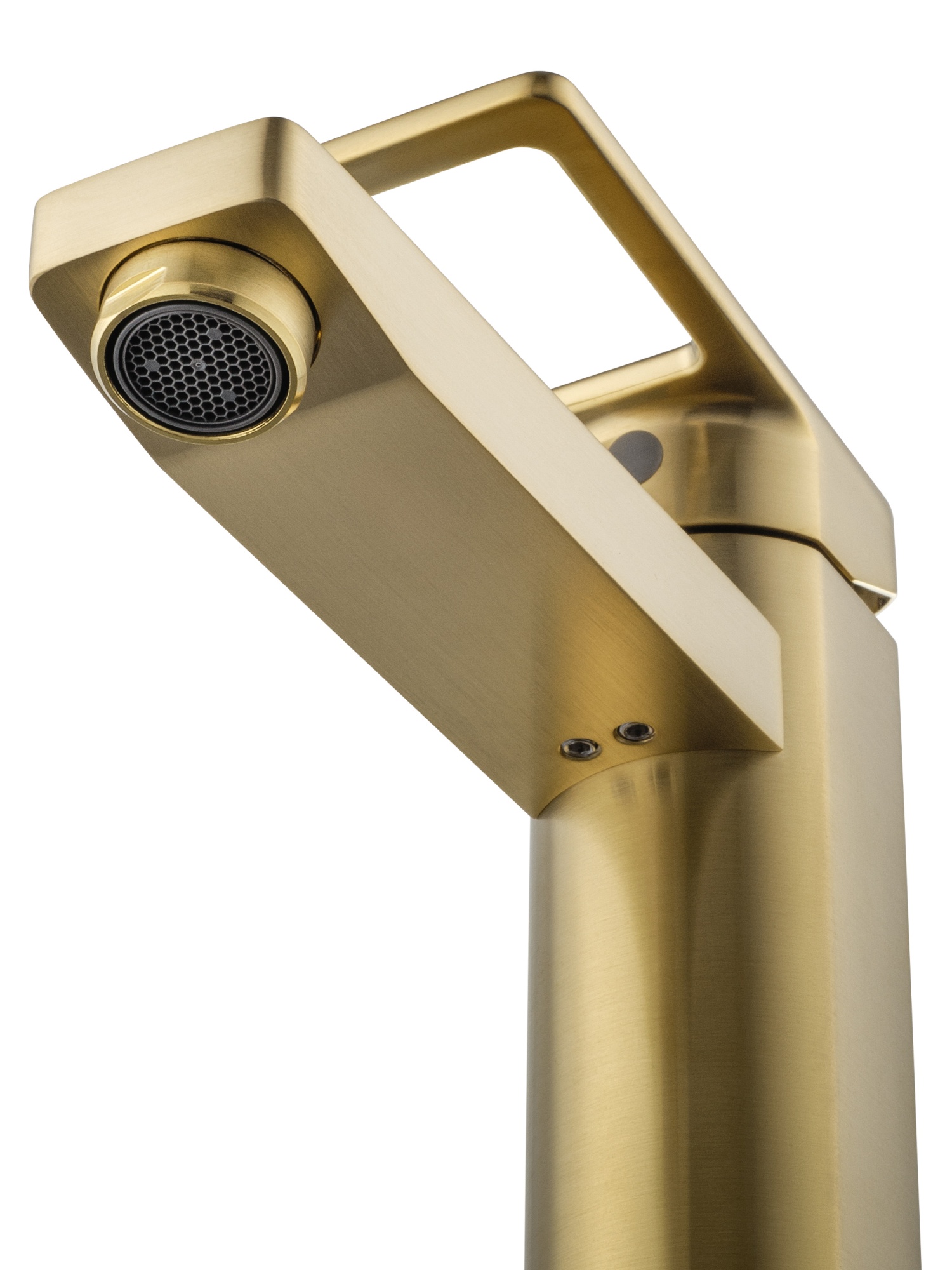 Смеситель для раковины wonzon & woghand frame, брашированное золото (ww-88139010-bg)