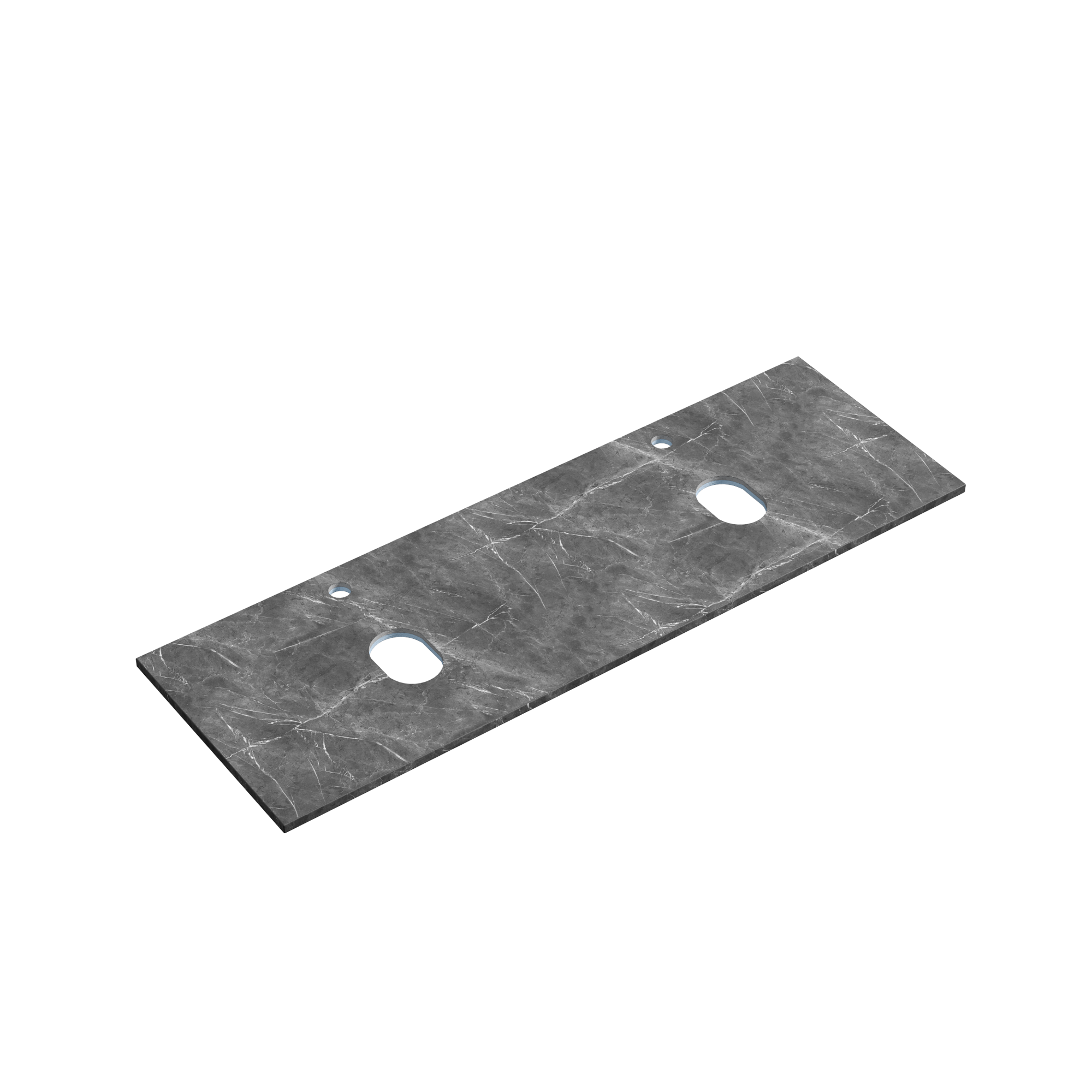 Столешница для ванной комнаты из керамогранита sancos black sky 1400х460 c отверстием под смеситель, арт.tt140a1x