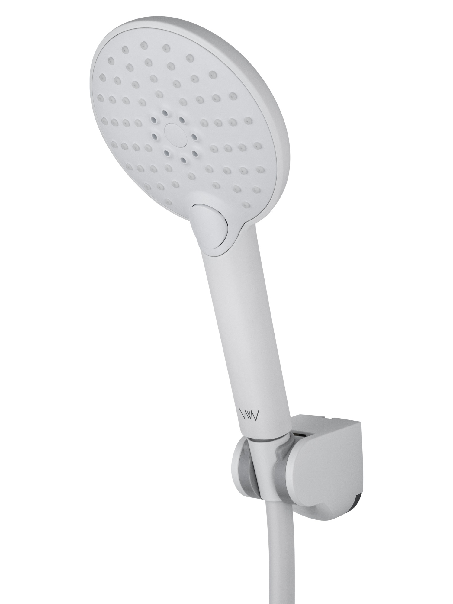 Смеситель для душа с встроенным изливом wonzon & woghand muse corno, белый матовый (ww-a30902-mw)