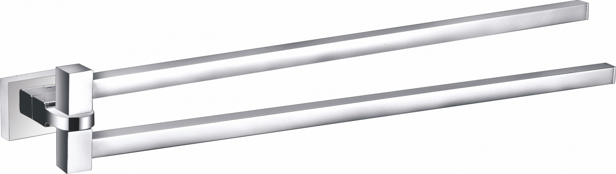 Полотенцедержатель поворотный wonzon & woghand flat, хром (ww-9731)