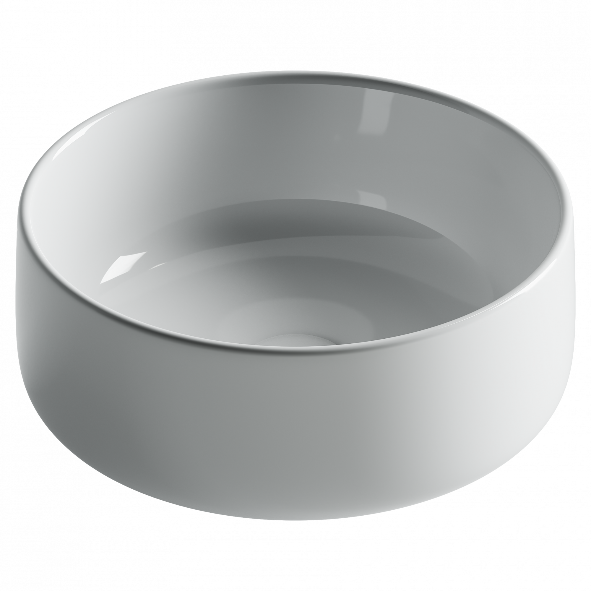 Умывальник чаша накладная круглая element 355x355x150мм