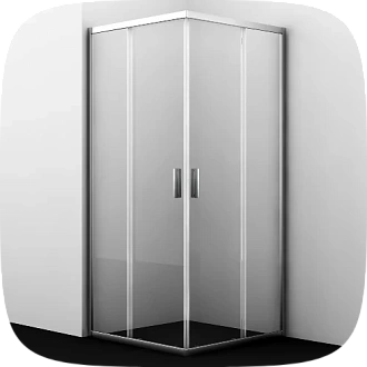 квадратные душевые уголки