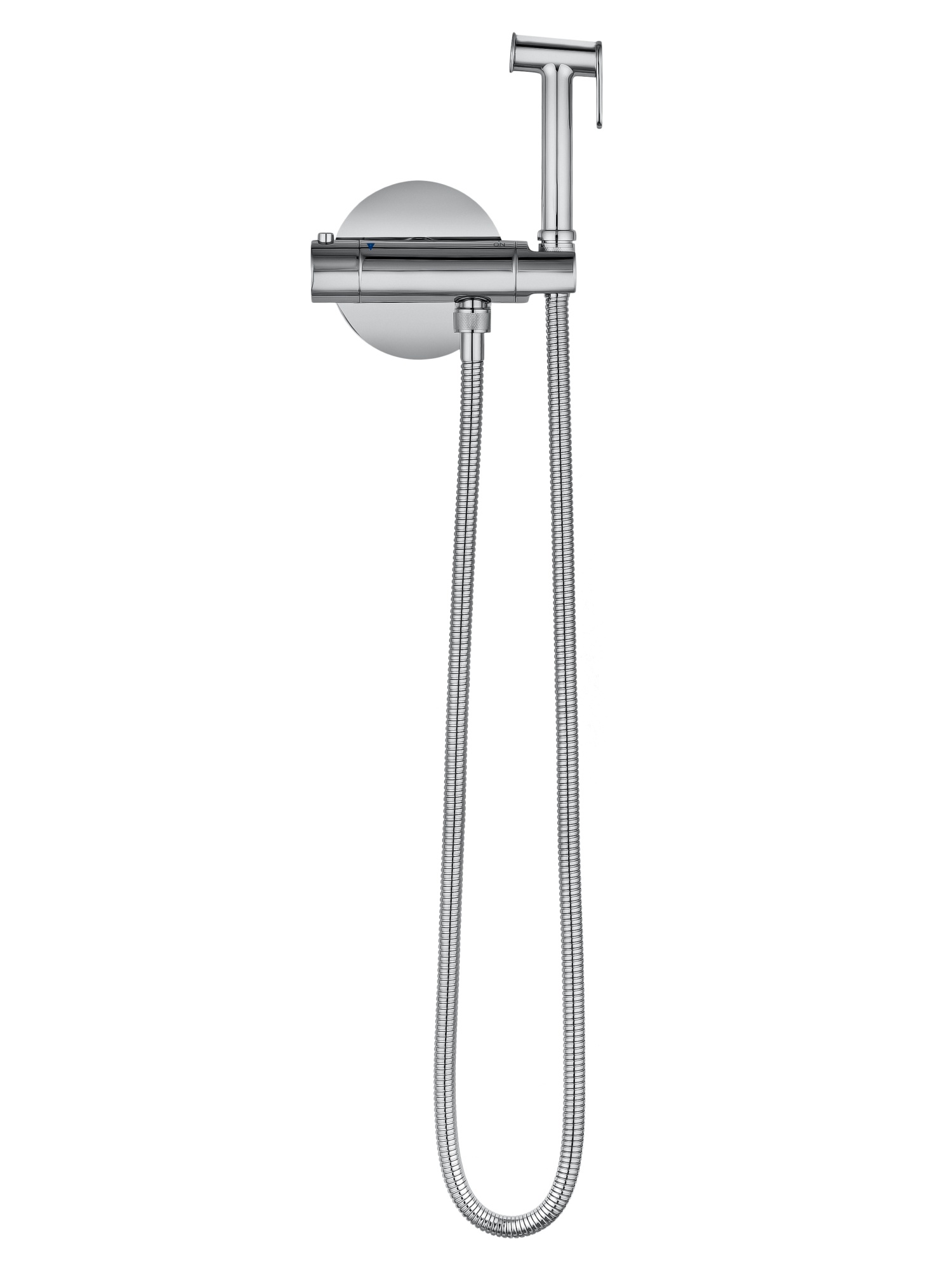 Смеситель с гигиеническим душем и термостатом встраиваемый wonzon & woghand, хром (ww-88819902-cr)