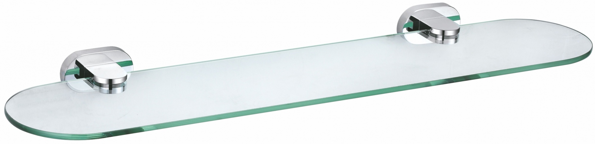 Стеклянная полка для ванной wonzon & woghand first, хром (ww-8427)