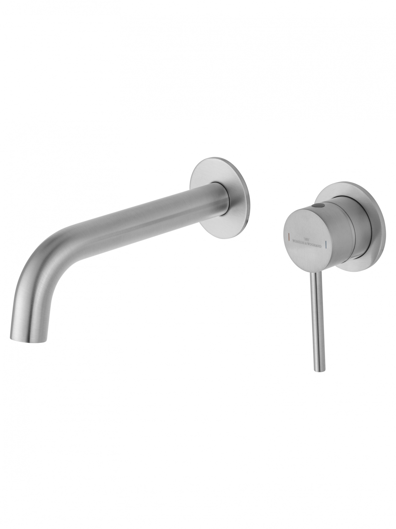 Смеситель для раковины встраиваемый wonzon & woghand stick, брашированный никель (ww-88869017-bn)