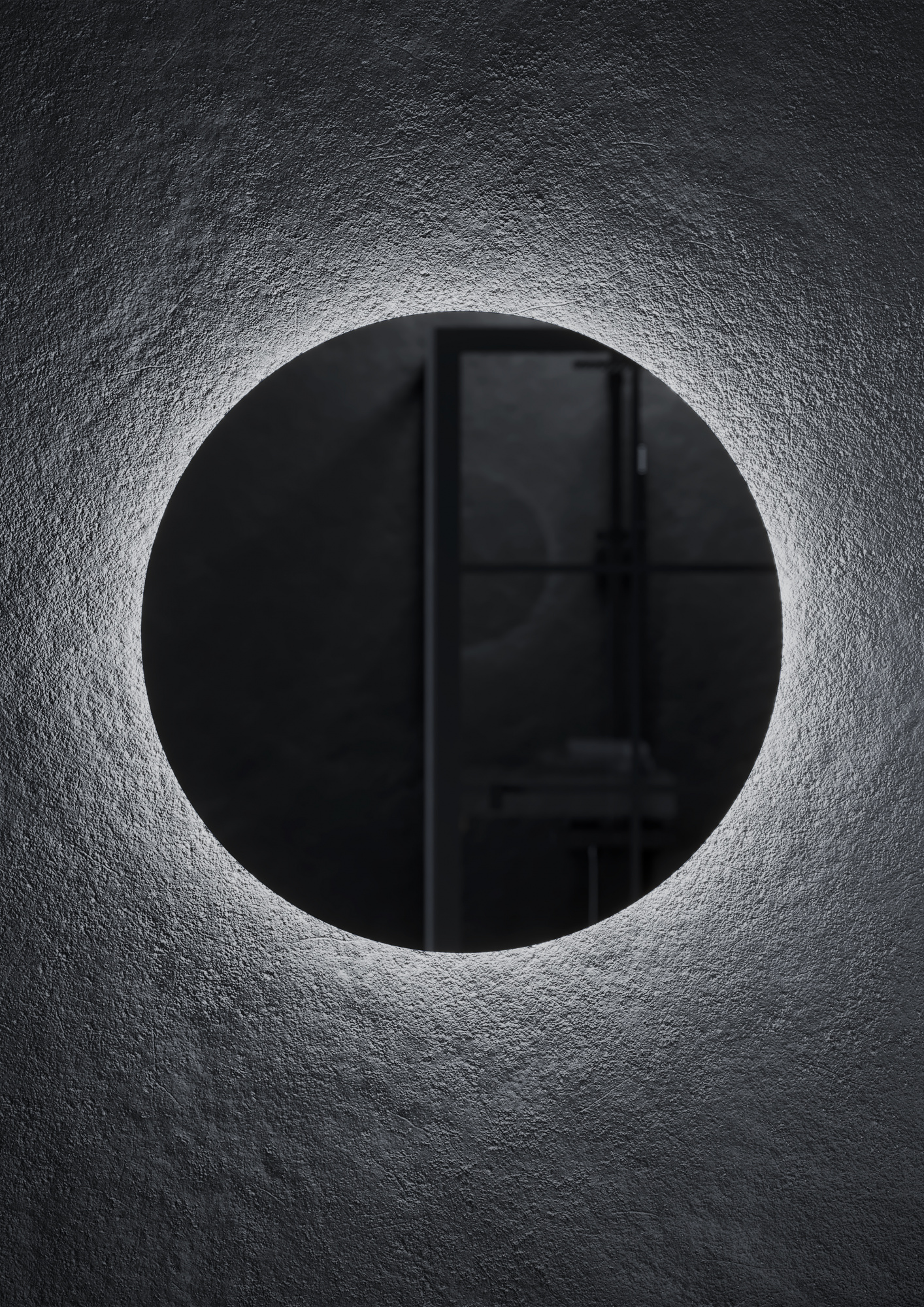 Зеркало для ванной комнаты  sancos sfera d600  c  подсветкой , арт. sf600