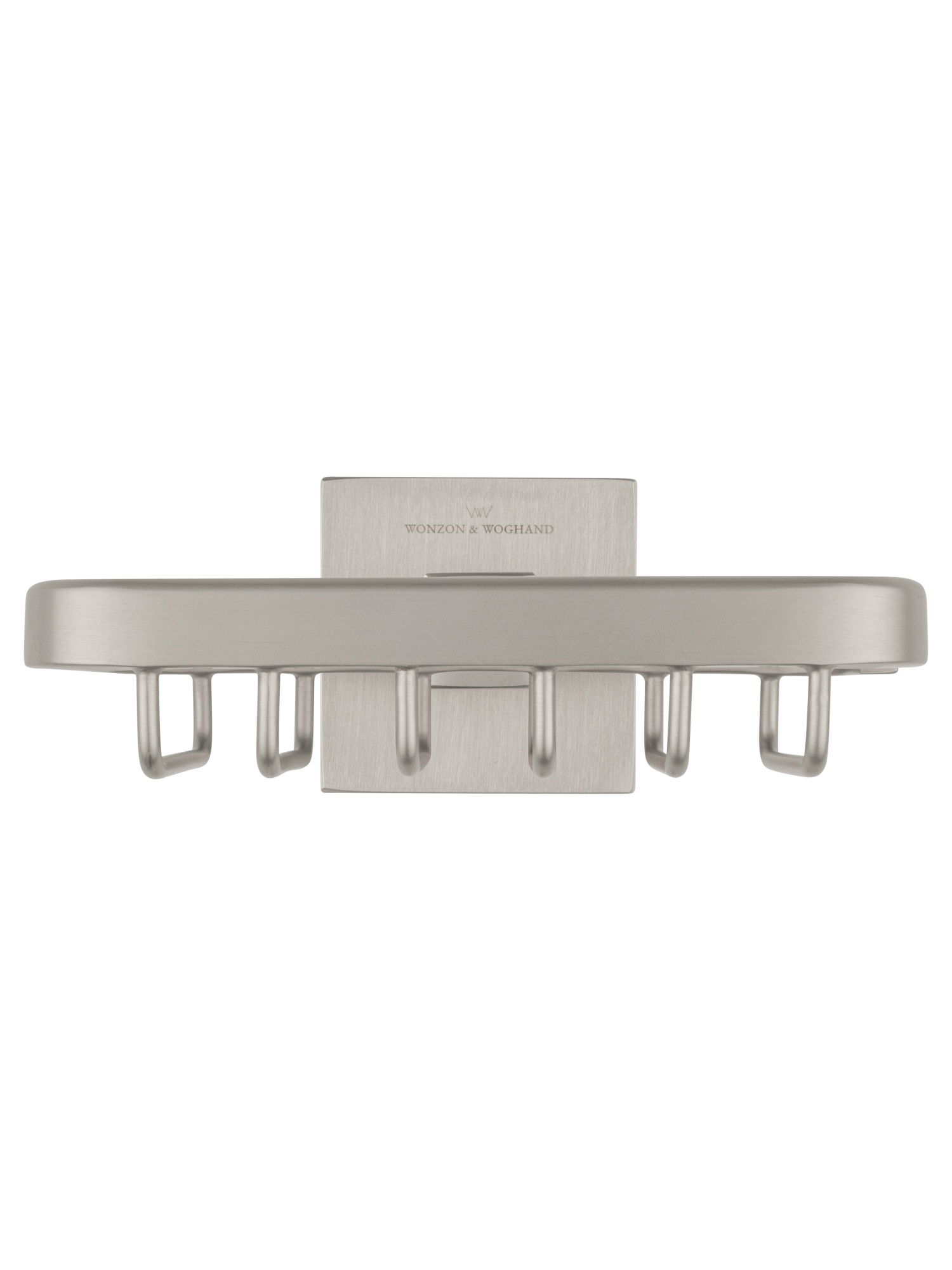 Мыльница с держателем wonzon & woghand polo, брашированный никель (ww-8924-bn)