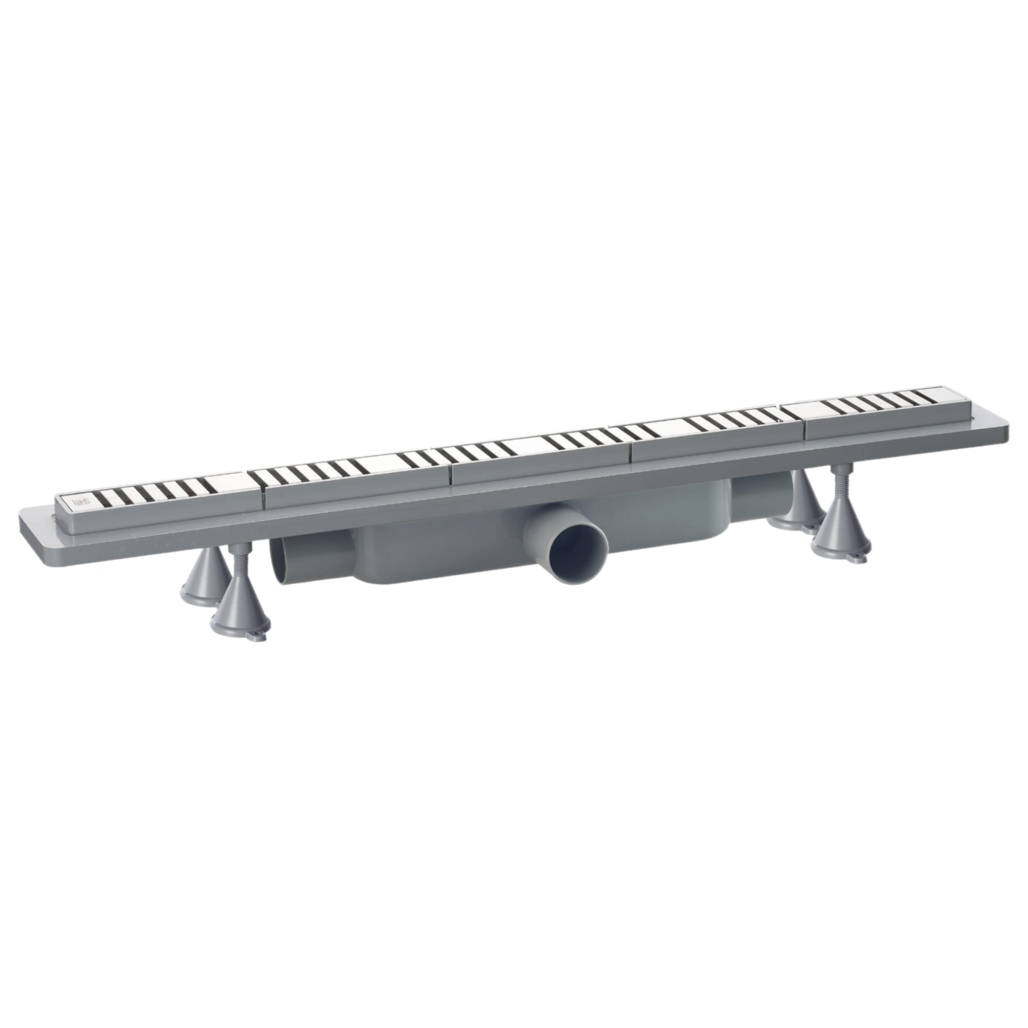 Дренажный канал 60 см, сухой затвор, abs, горизонтальный выход omp tea basicflow 4943.876.8