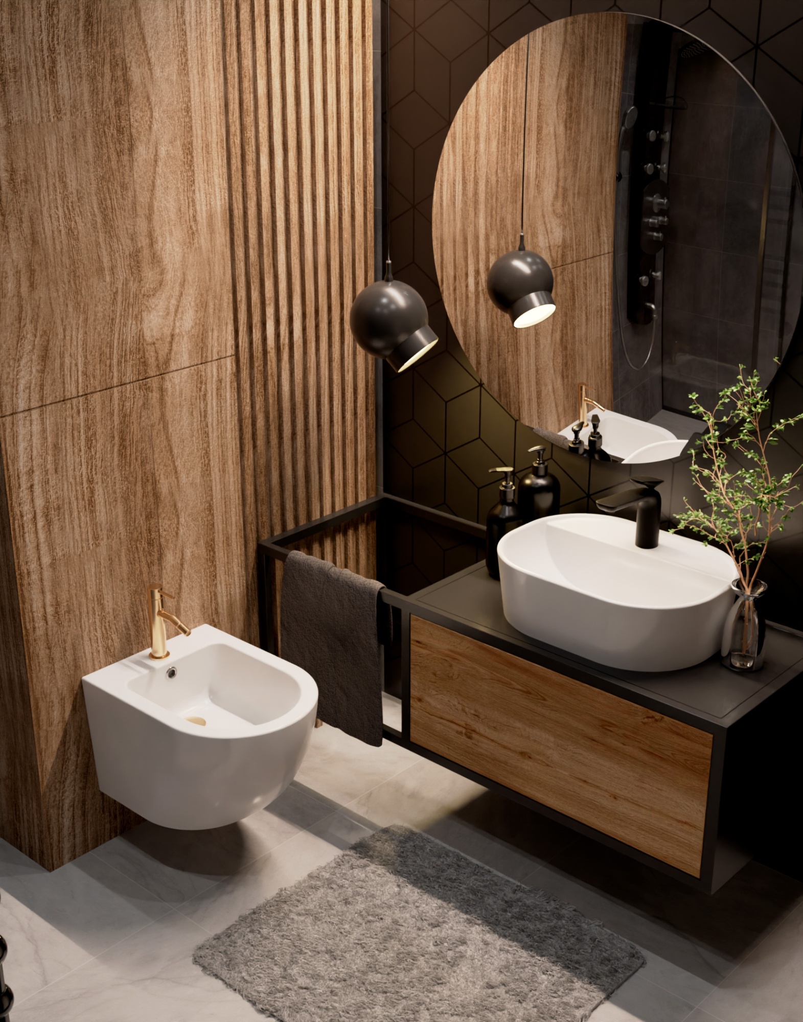 Aqm 6216gg siena смеситель для биде однорычажный, glossy gold