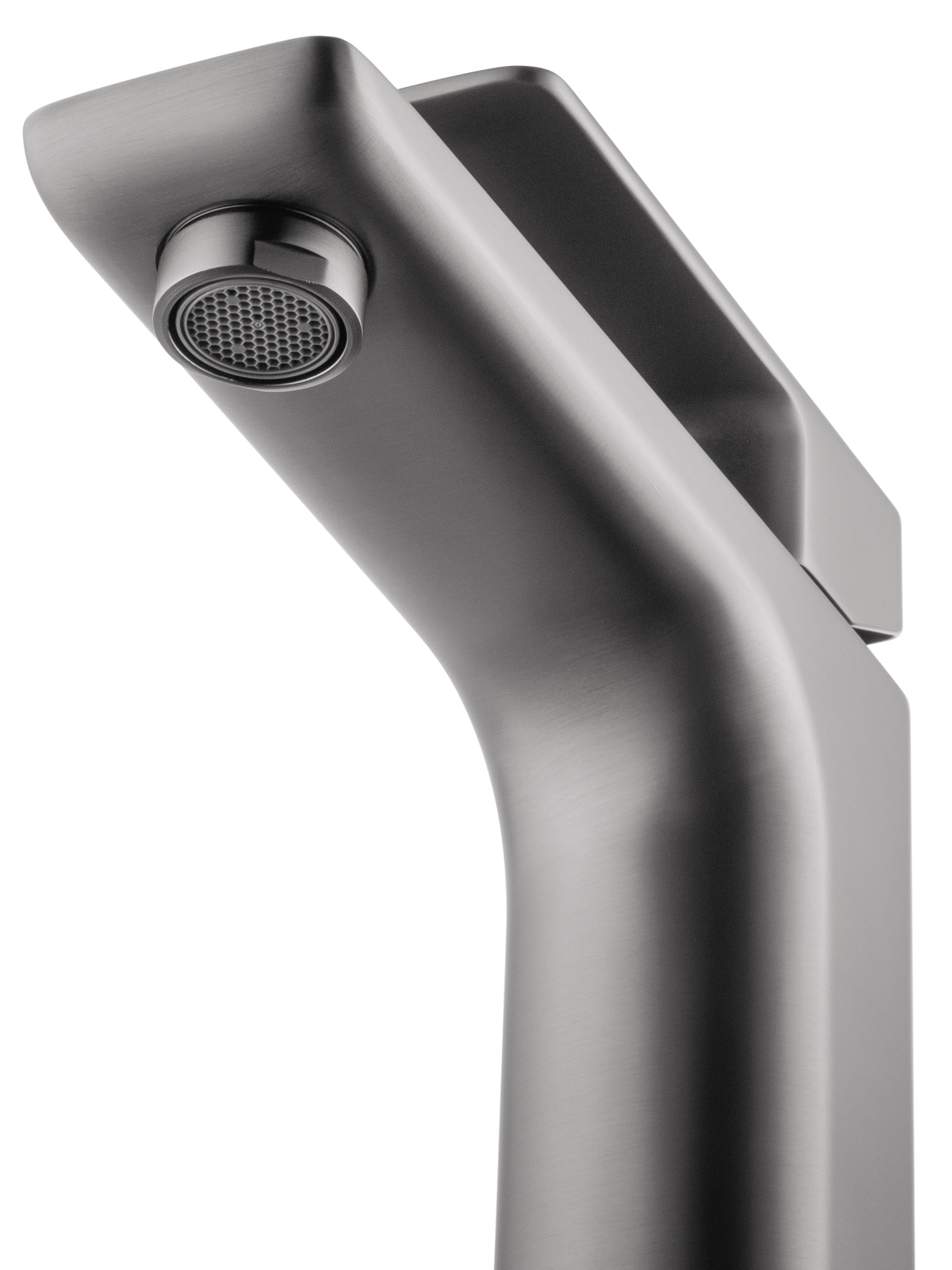 Смеситель для раковины wonzon & woghand edge, темный графит (ww-88139003-bgm)